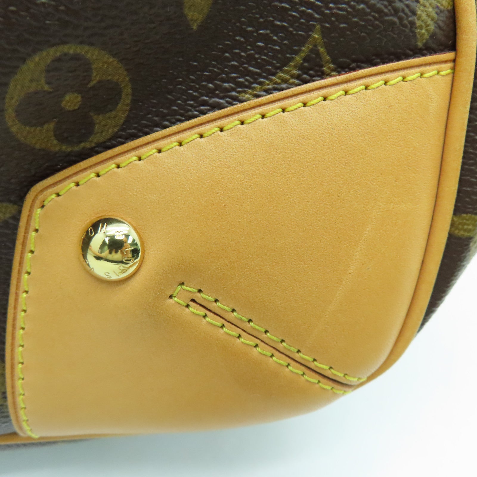 LOUIS VUITTON Monogram Estrela MM金扣肩背袋啡色