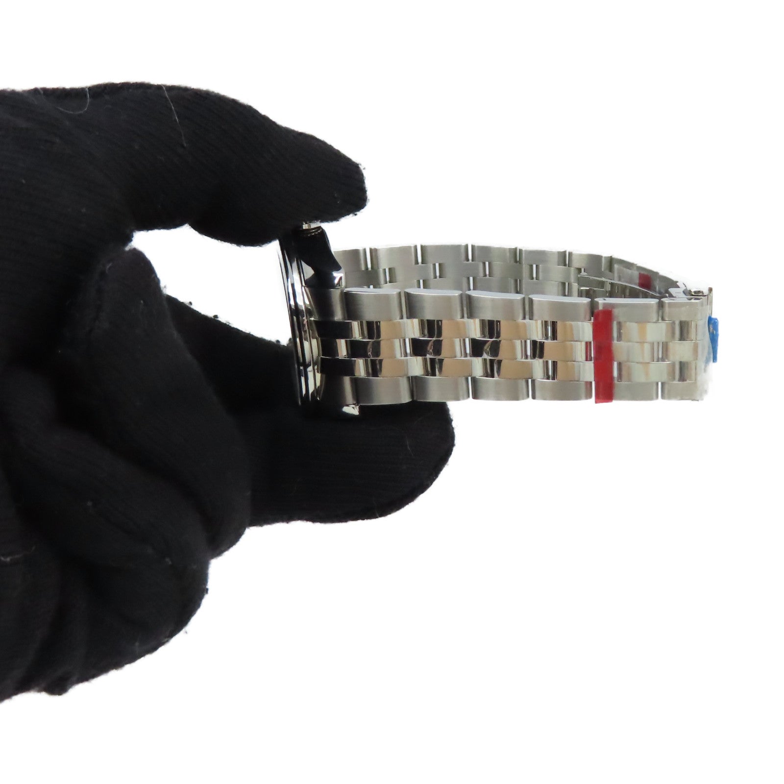 TUDOR Glamour Date Watch不鏽鋼自動機芯手錶銀色