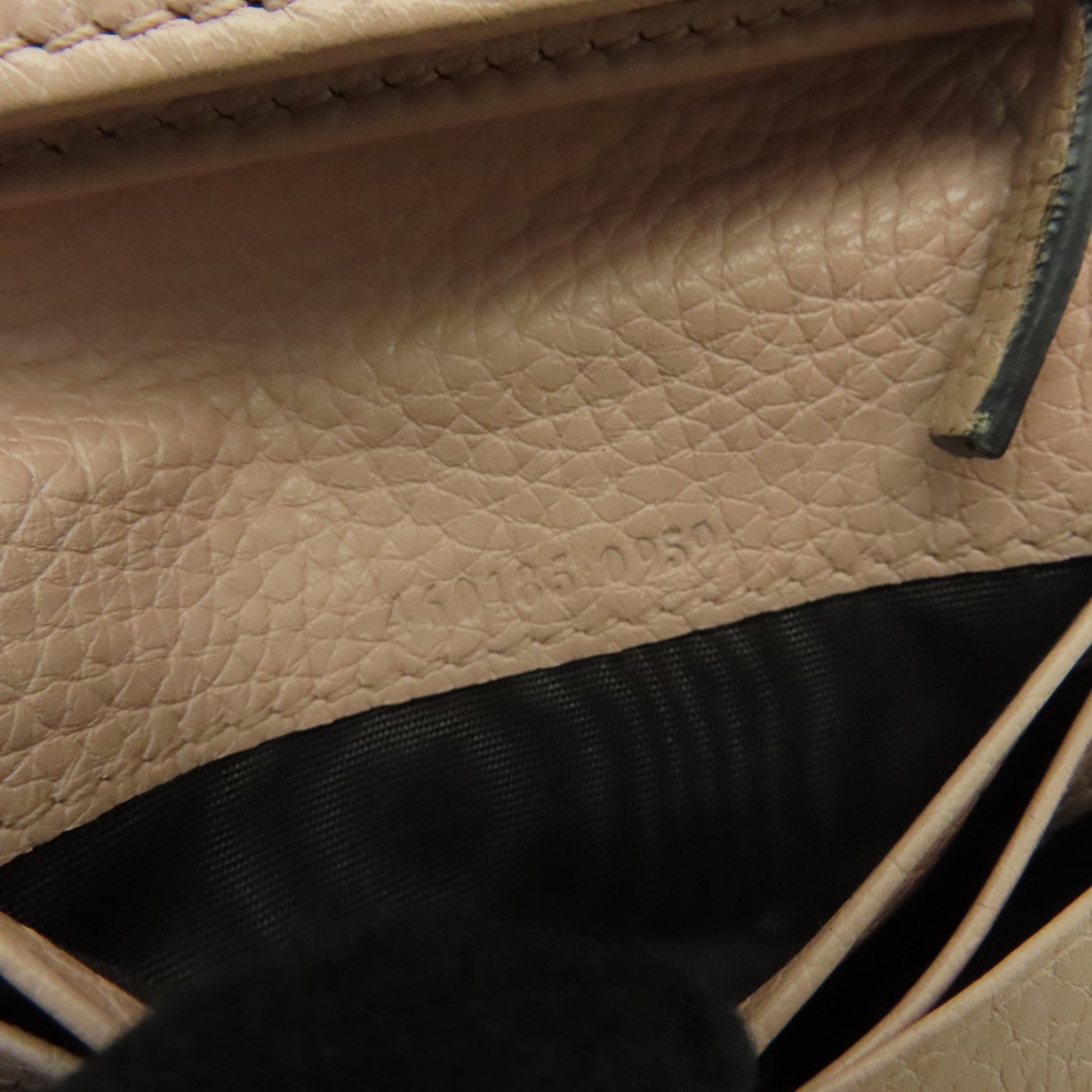 GUCCI 【激減優惠】牛皮皮革Wallet金扣錢包粉紅色