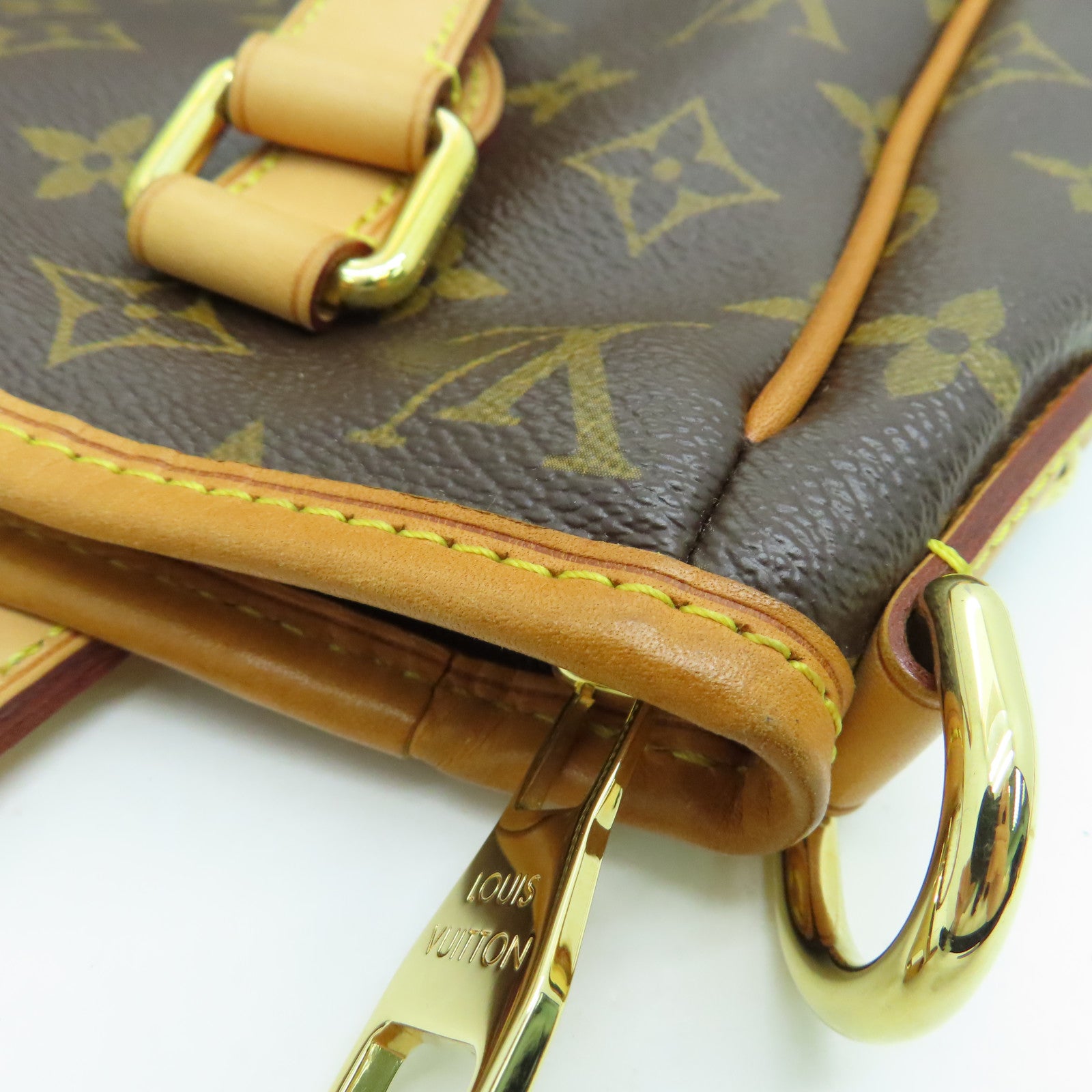 LOUIS VUITTON Monogram Estrela MM金扣肩背袋啡色