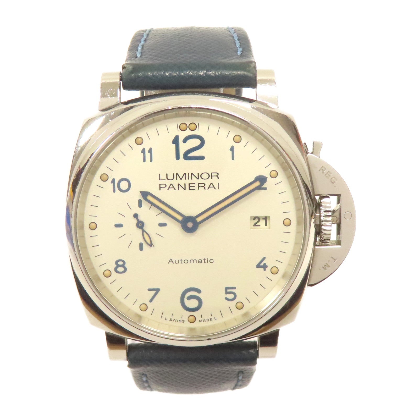 PANERAI 不鏽鋼Luminor手錶自動機芯珠光色