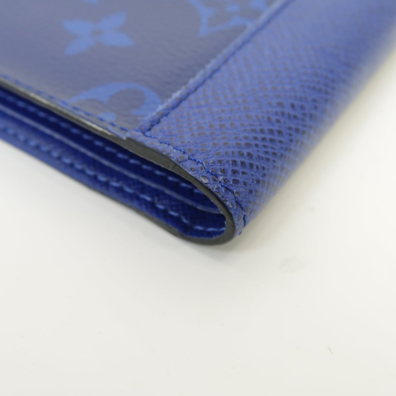 LOUIS VUITTON Taiga/Monogram Wallet錢包藍色
