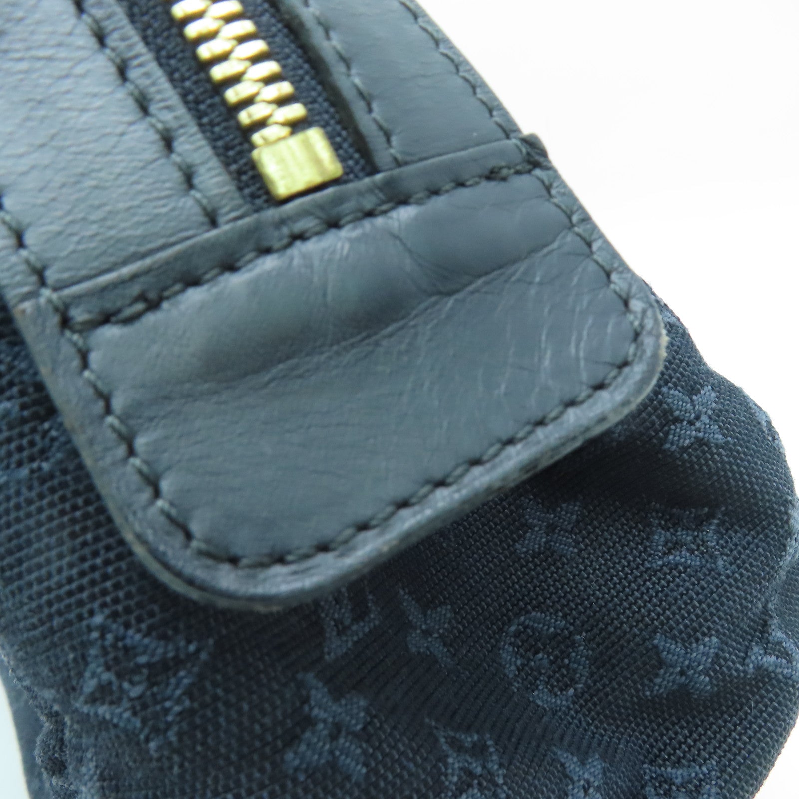 LOUIS VUITTON Monogram Mini Josephine PM金扣手挽袋藍色