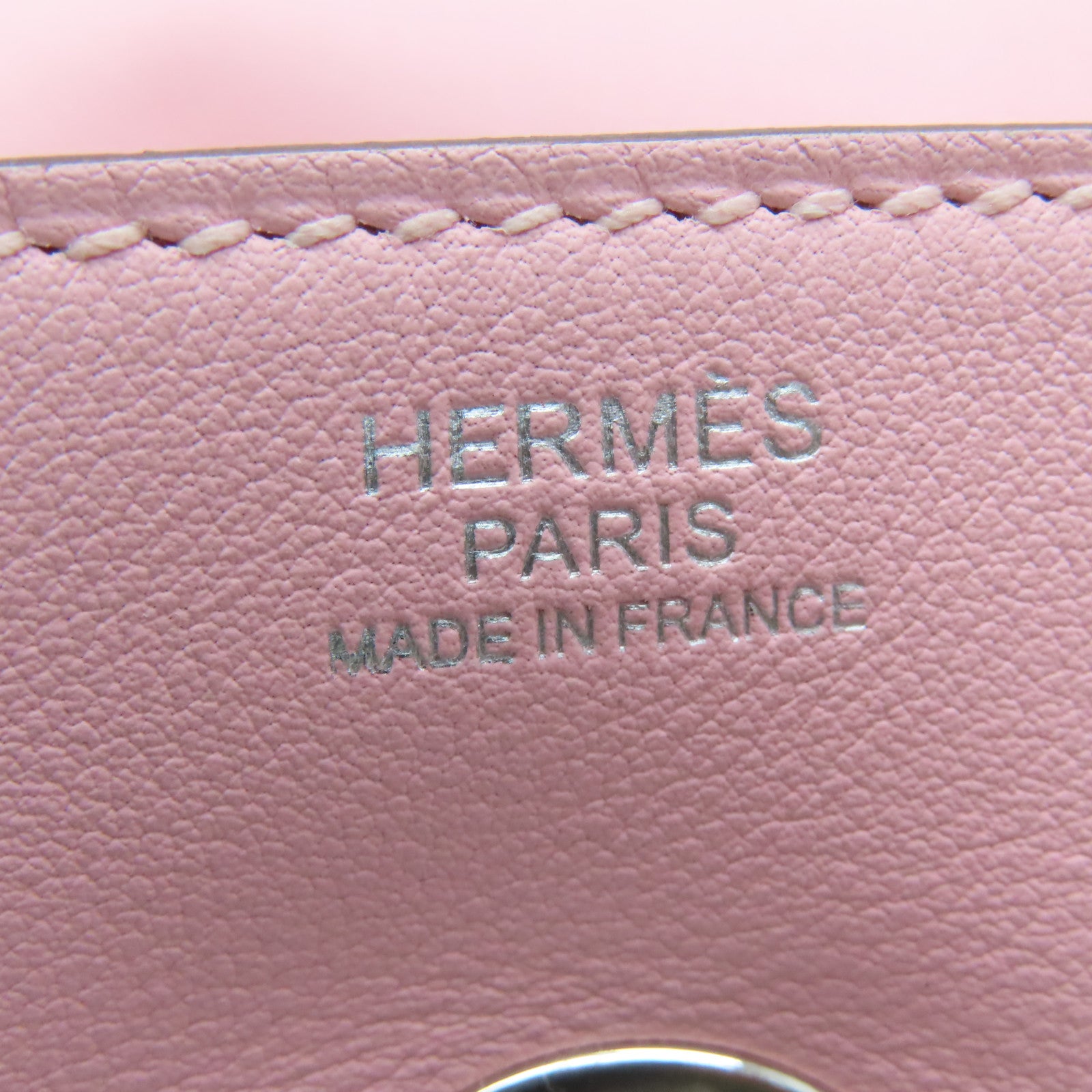 HERMES 【激減優惠】Swift皮革Lindy 30銀扣手挽肩背兩用袋粉紅色/3Q/Rose Sakura