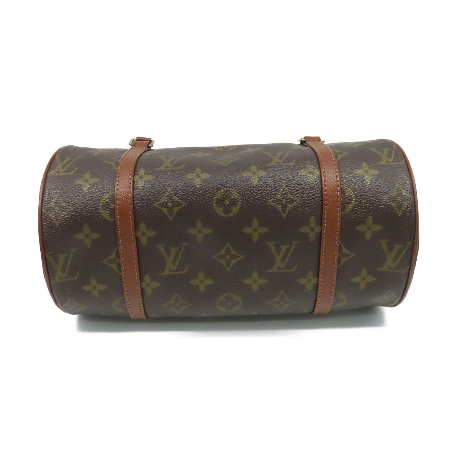 LOUIS VUITTON Monogram Papillon MM Hand Bag手挽袋啡色