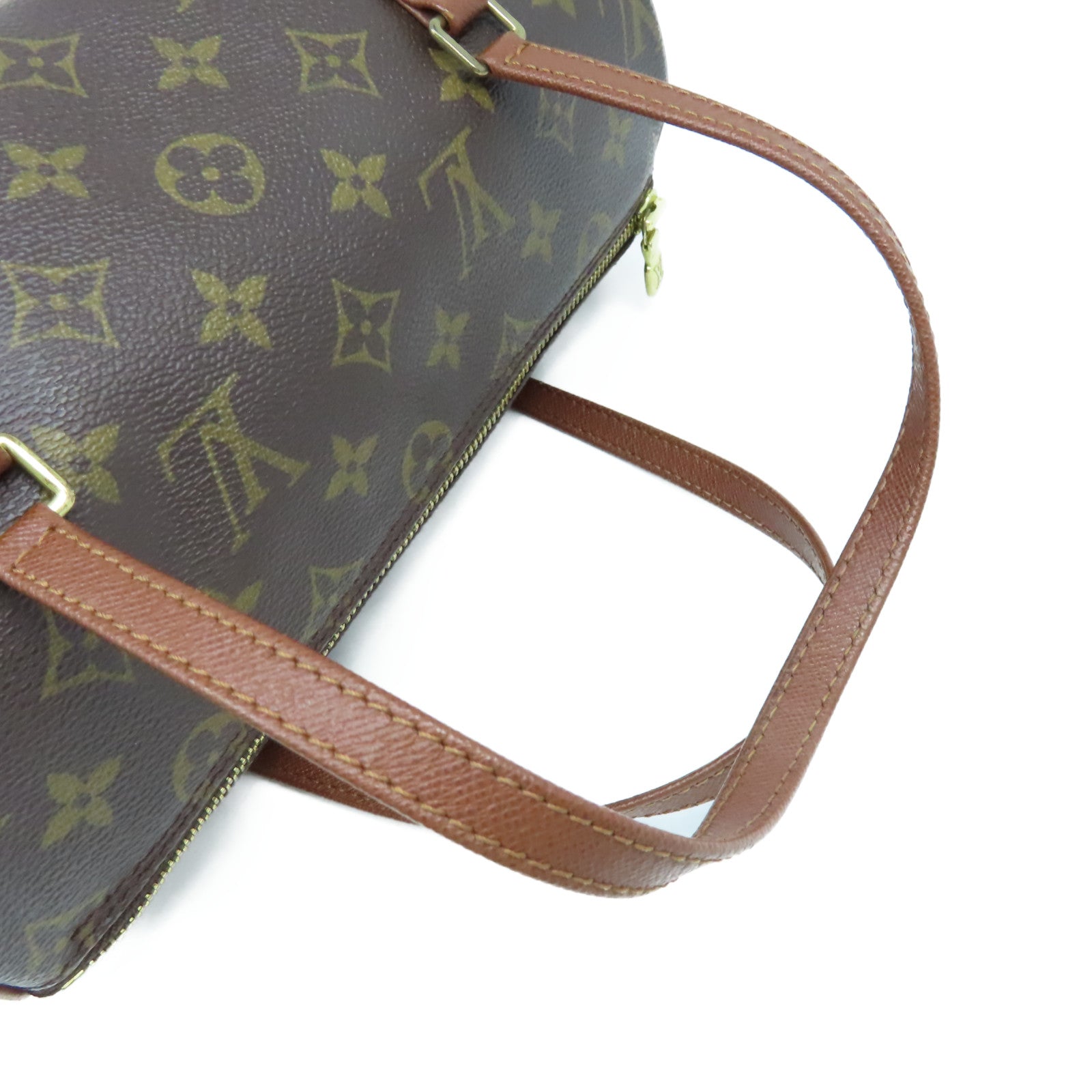 LOUIS VUITTON Monogram Papillon MM Hand Bag手挽袋啡色