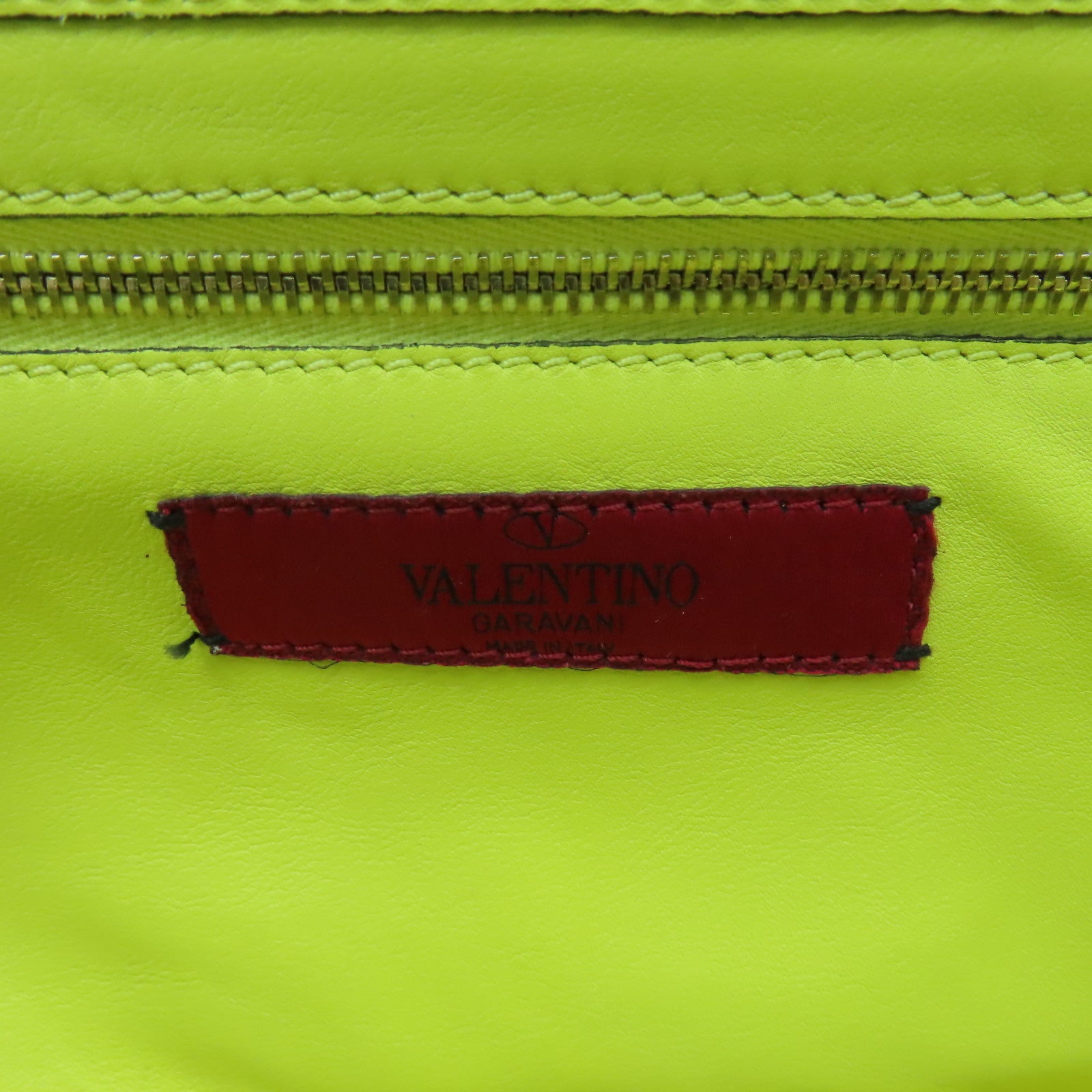 Valentino 皮革2 Way Shoulder金扣手挽肩背兩用袋粉紅色綠色/藍色