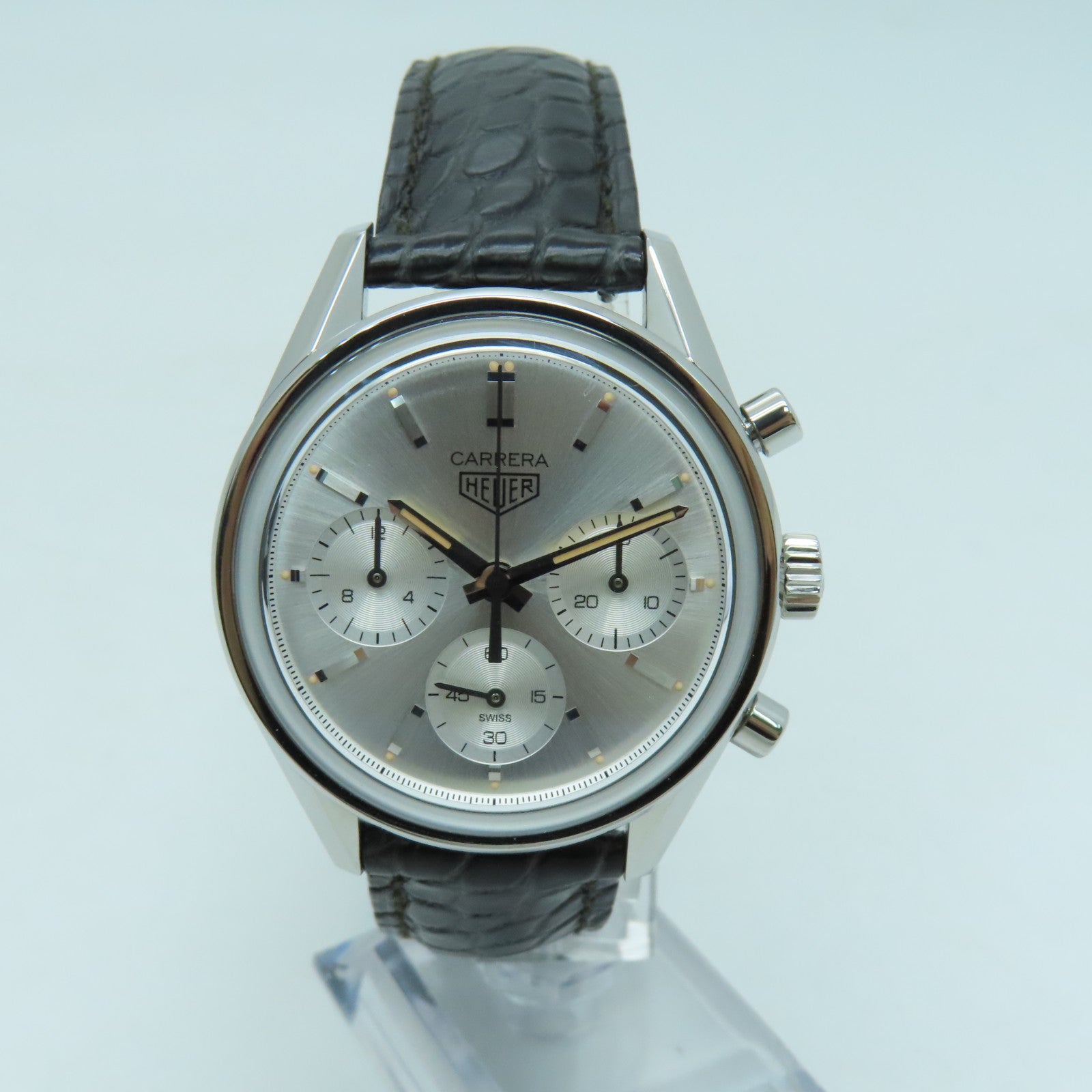 TAG HEUER Carrera Stainless Steel Watch Automatic Movement Silver