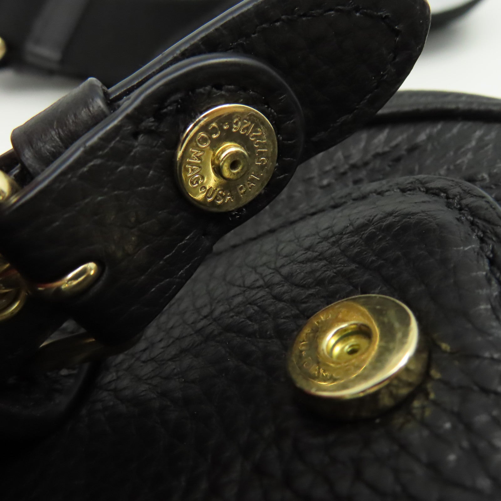 COACH 牛皮皮革Shoulder Bag鏈帶肩背袋黑色