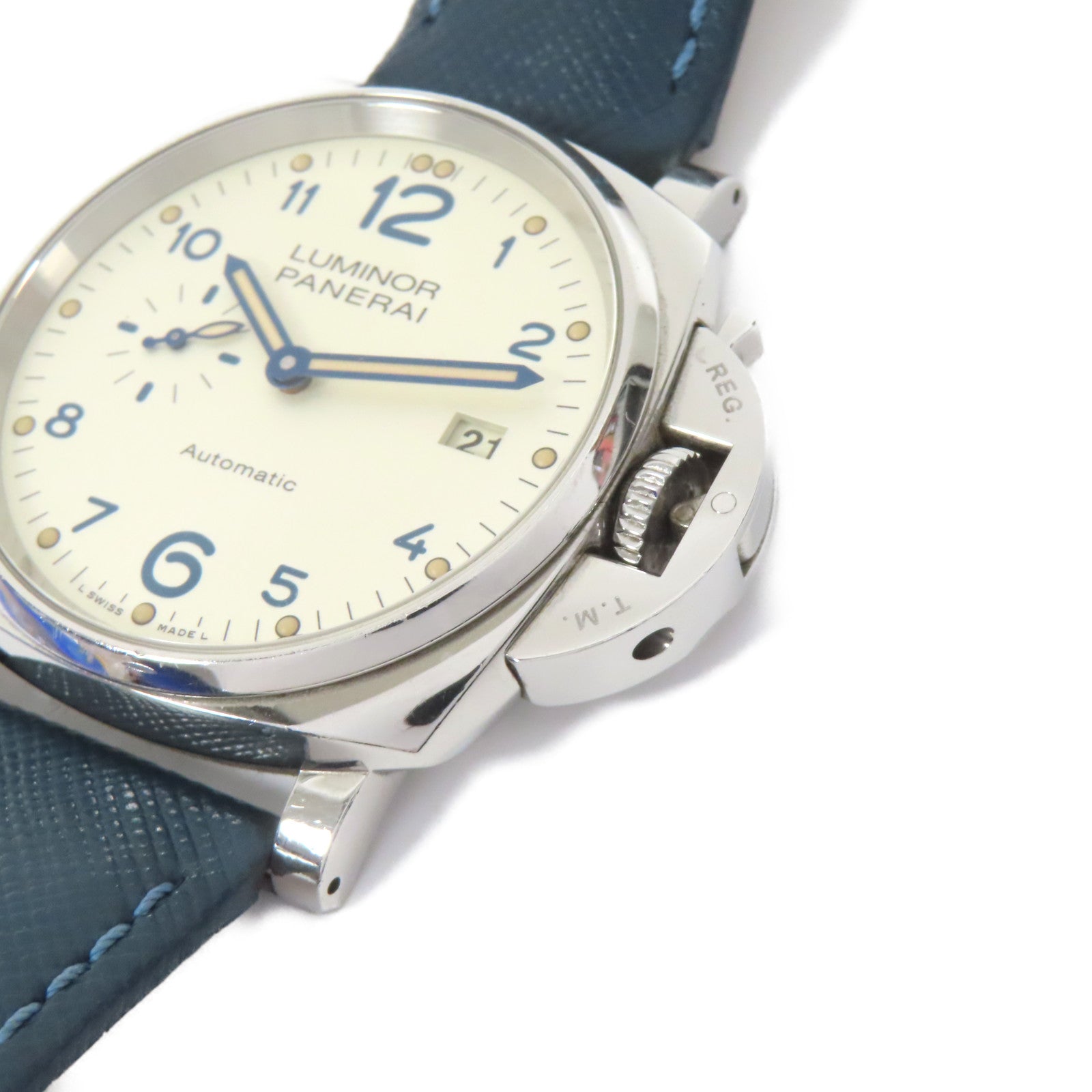 PANERAI 不鏽鋼Luminor手錶自動機芯珠光色