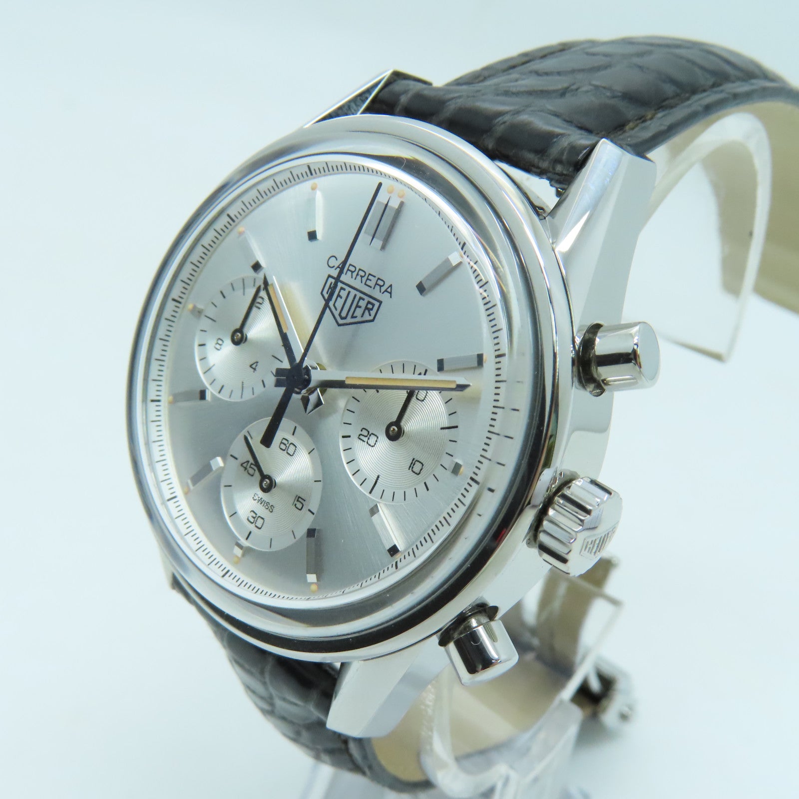 TAG HEUER Carrera Stainless Steel Watch Automatic Movement Silver