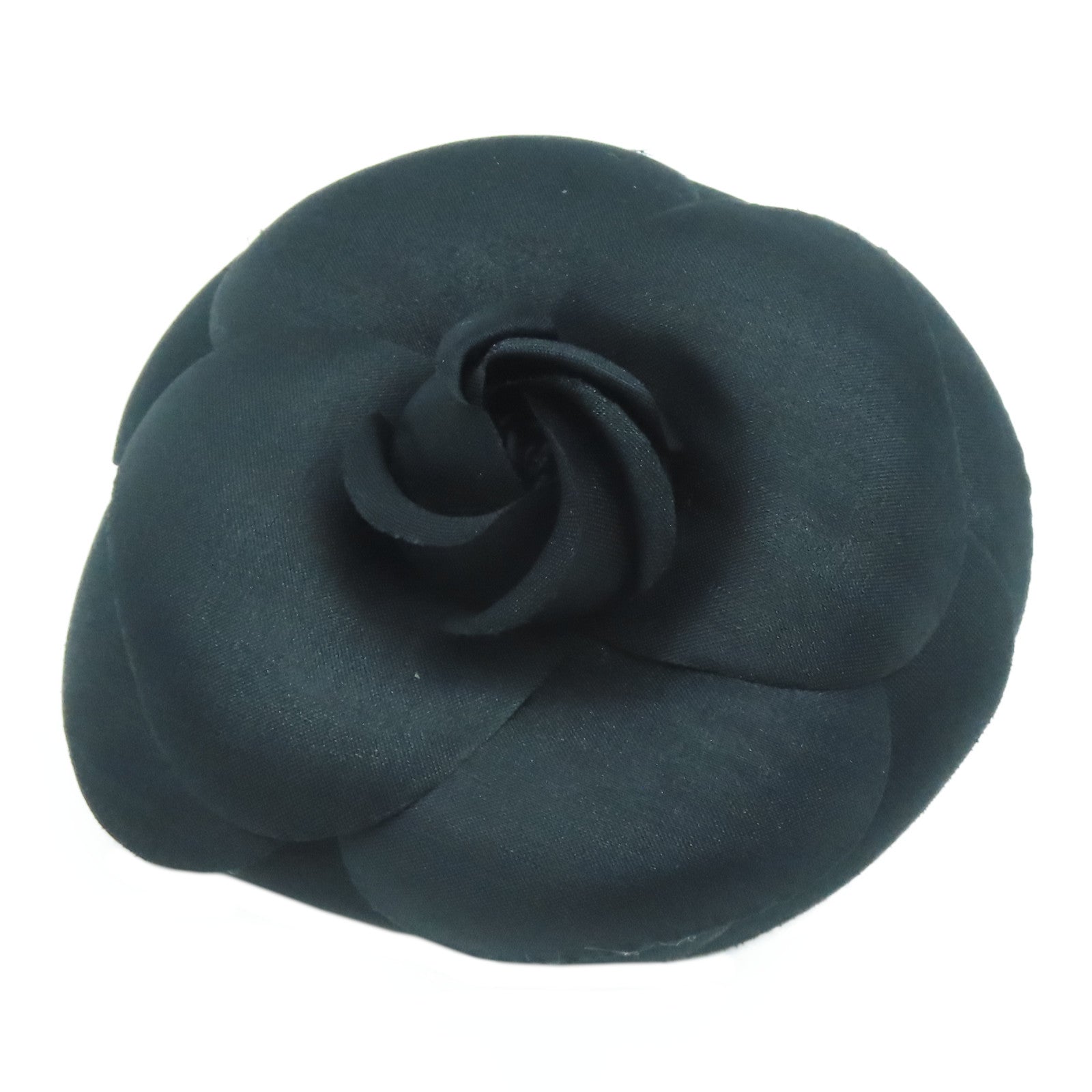 CHANEL 帆布Brooch胸針黑色