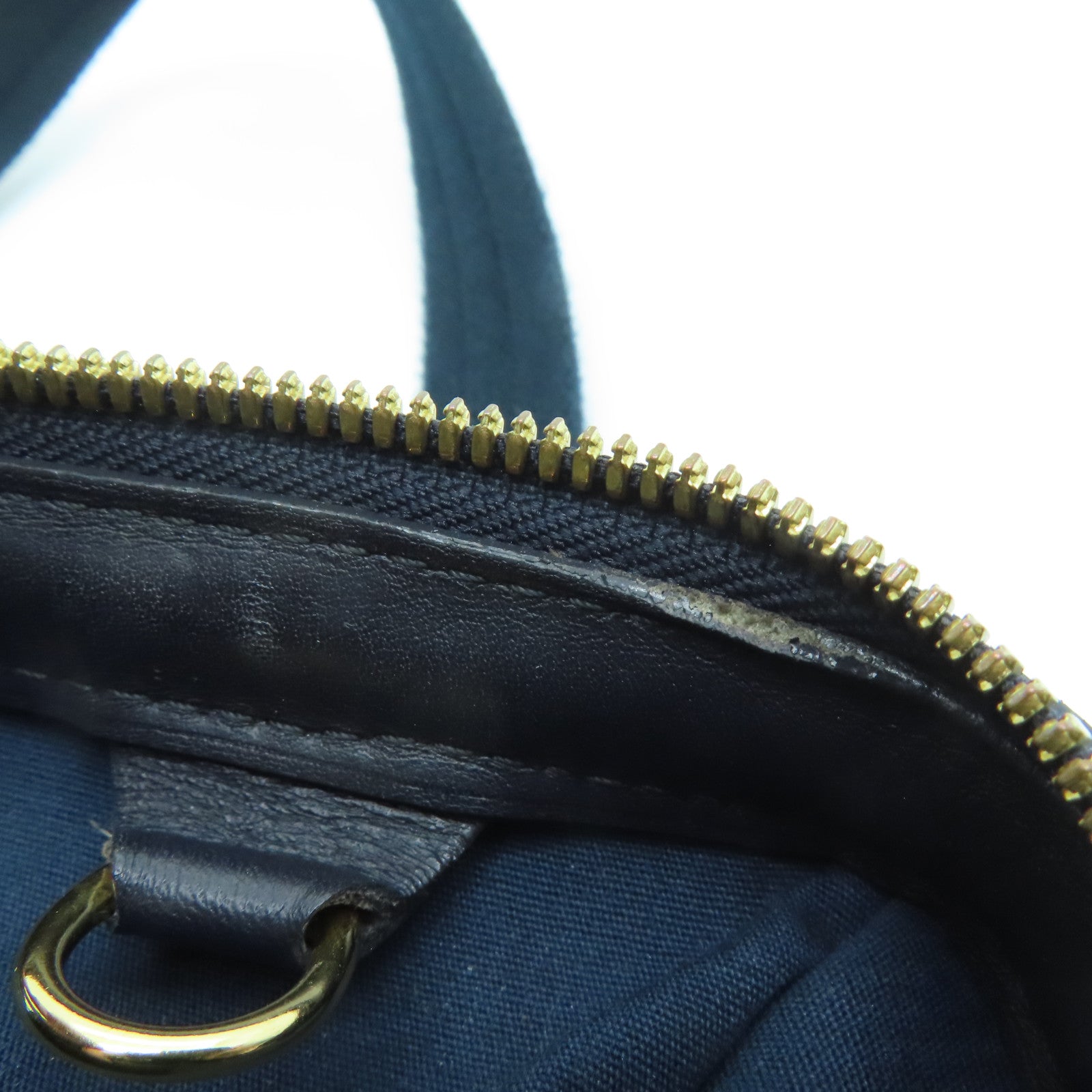 LOUIS VUITTON Monogram Mini Josephine PM金扣手挽袋藍色