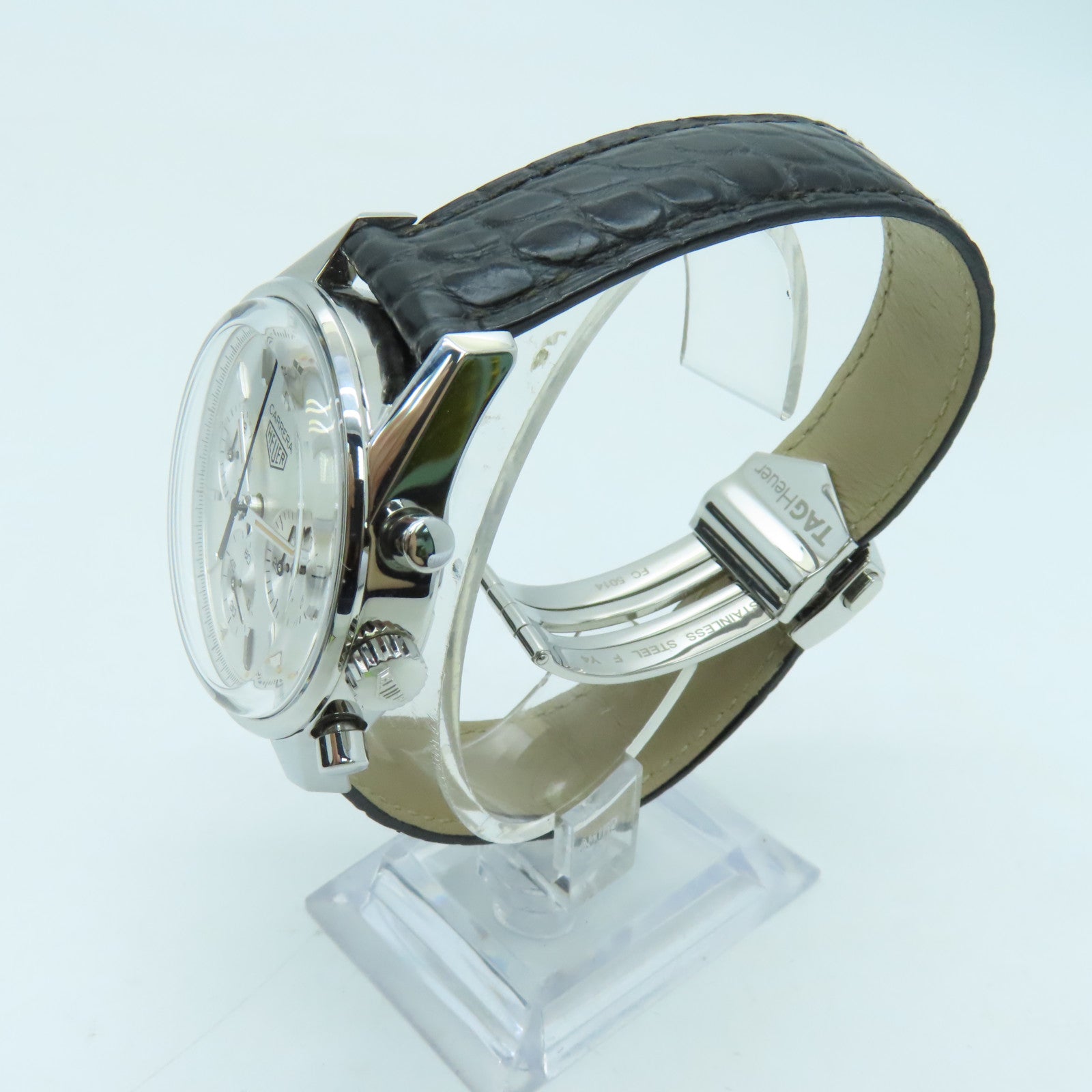 TAG HEUER Carrera Stainless Steel Watch Automatic Movement Silver