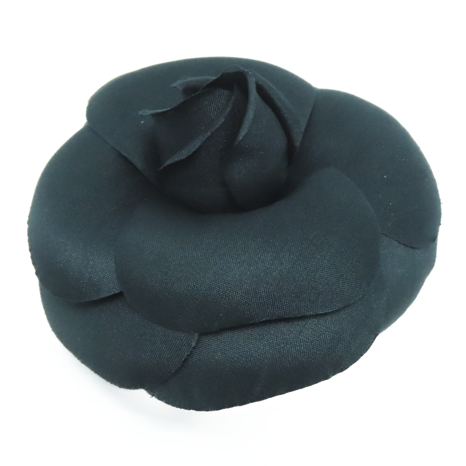CHANEL 帆布Brooch胸針黑色