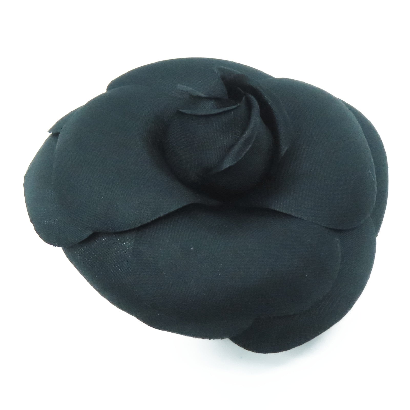 CHANEL 帆布Brooch胸針黑色