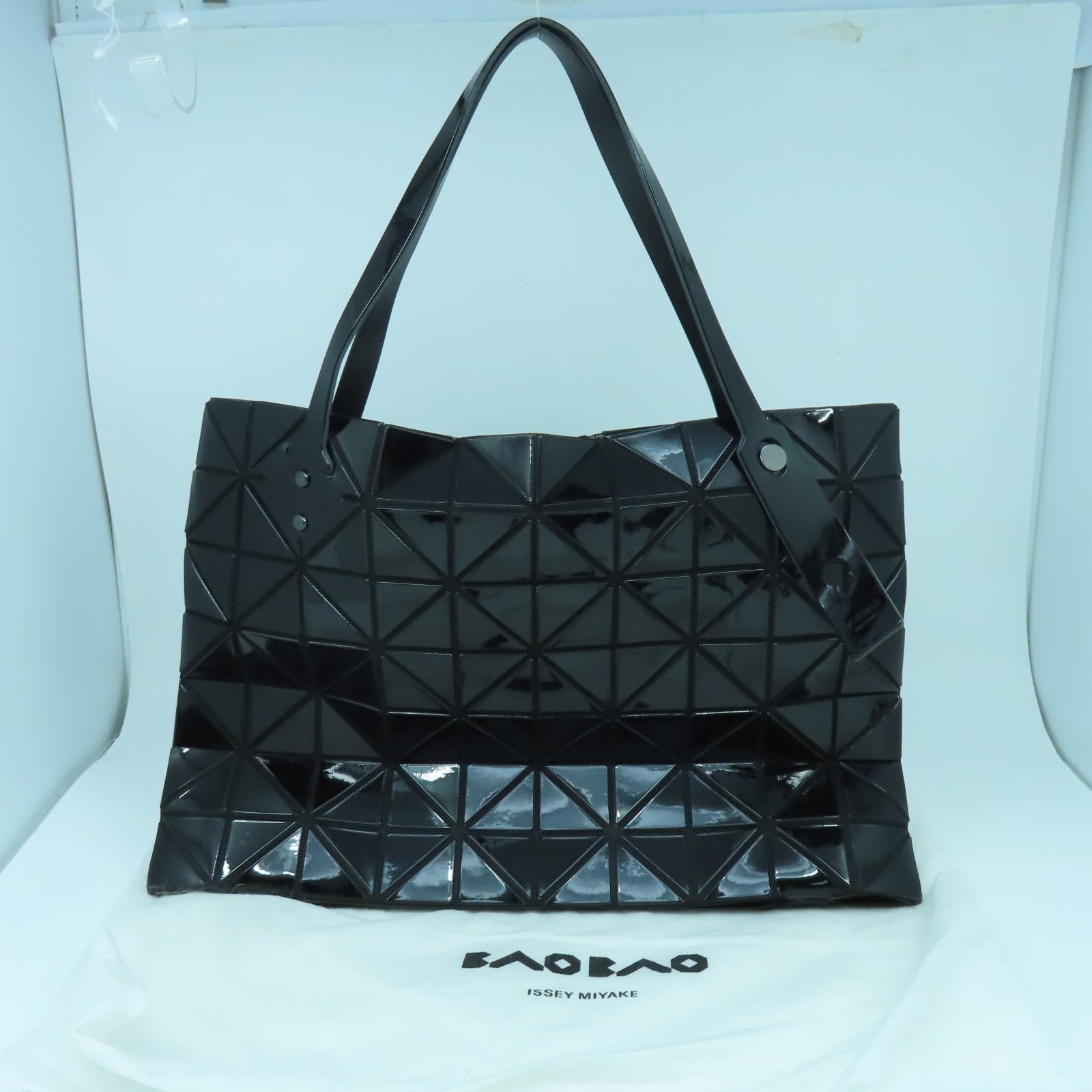 ISSEY MIYAKE PVC Issey Miyake Bao Bao Shoulder Bag肩背袋黑色