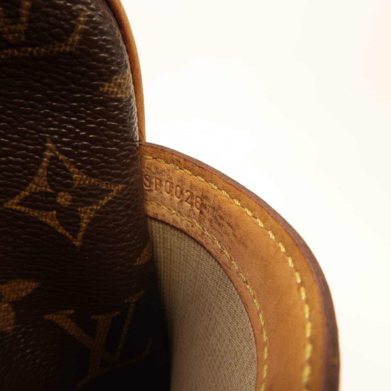 LOUIS VUITTON Monogram Reporter PM金扣肩背袋啡色
