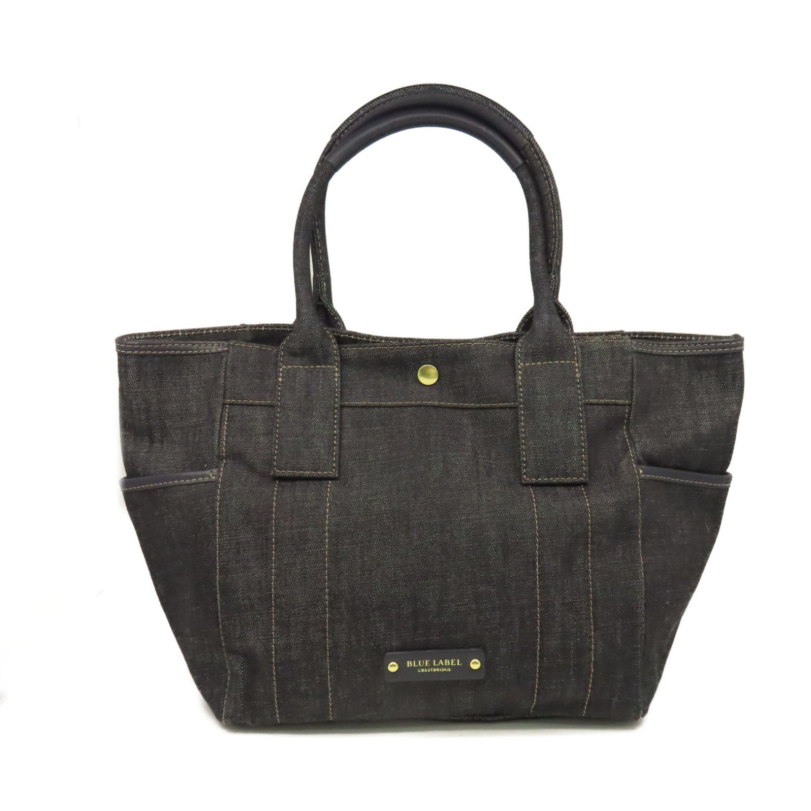 BURBERRY 牛仔布Tote Bag手挽袋黑色