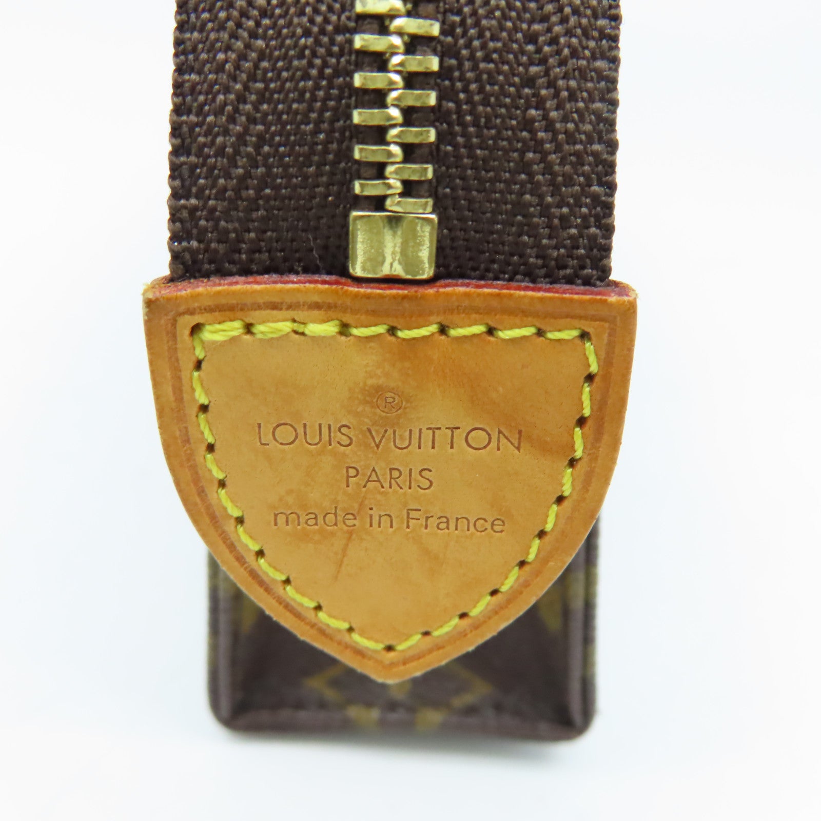 LOUIS VUITTON Monogram Poche Toilette Clutch Bag金扣手拿包棕色
