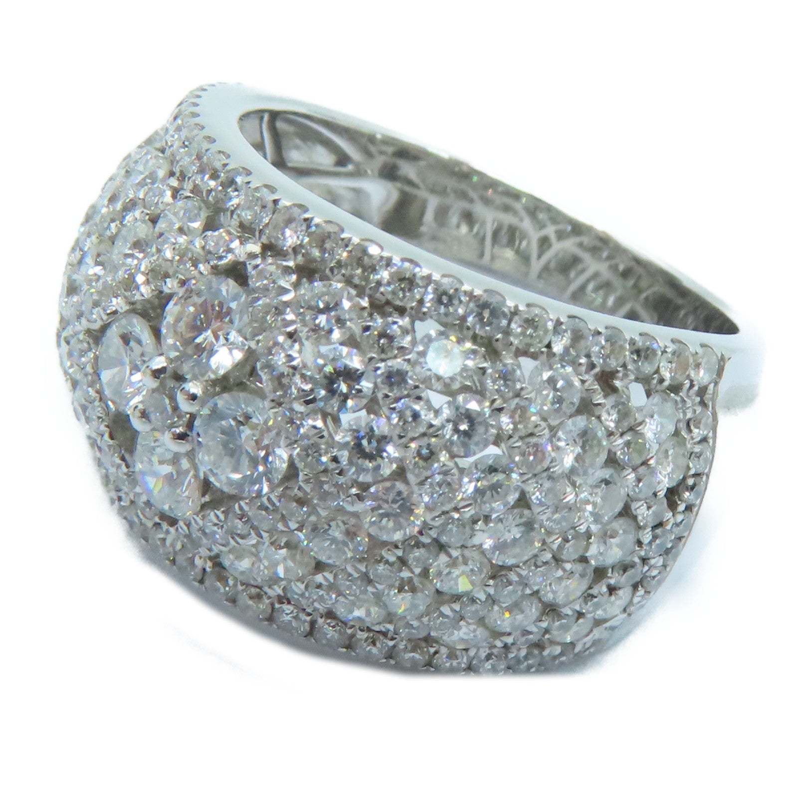 JEWELRY 【激减优惠】18K白金Diamond Ring钻石戒指US#6.5