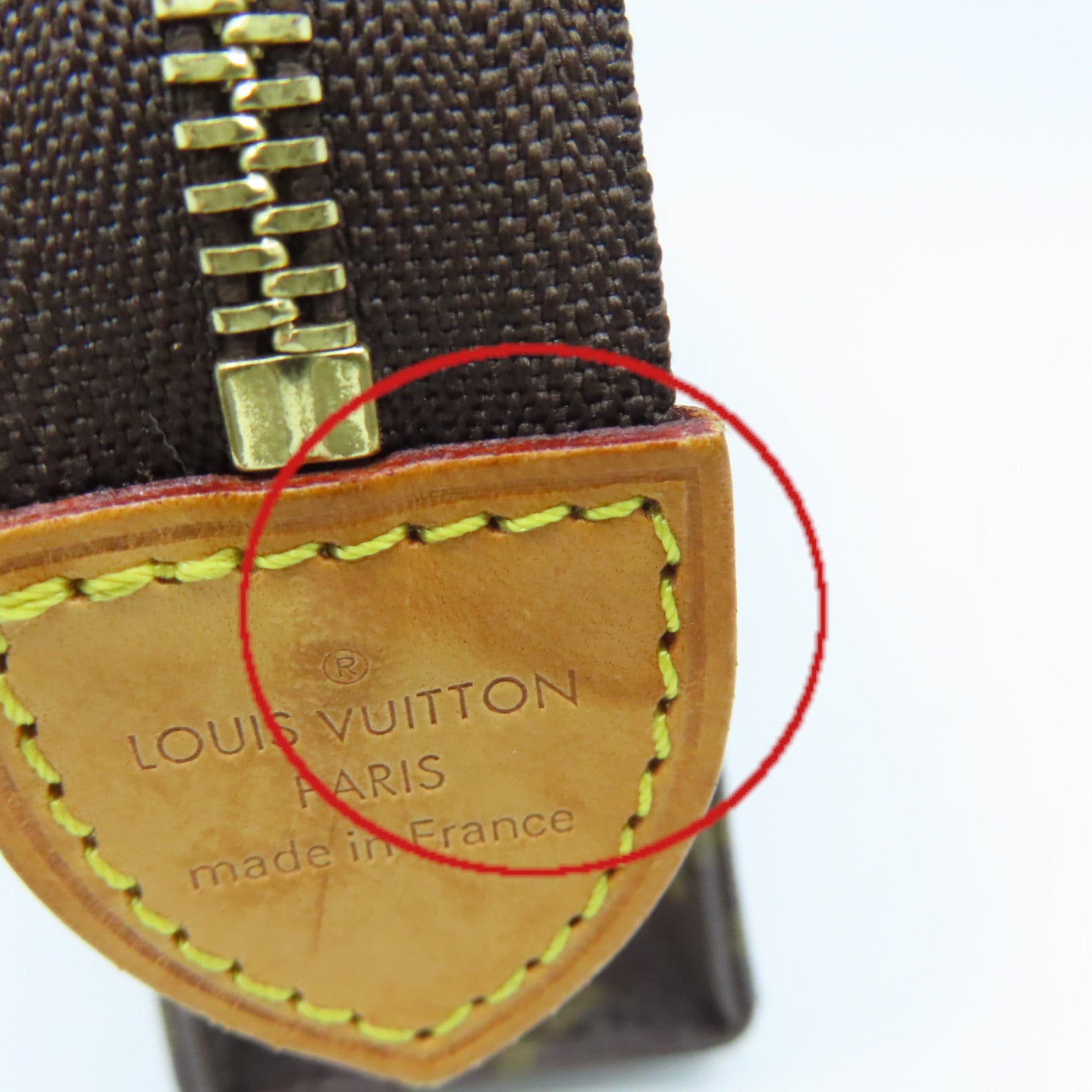 LOUIS VUITTON Monogram Poche Toilette Clutch Bag金扣手拿包棕色