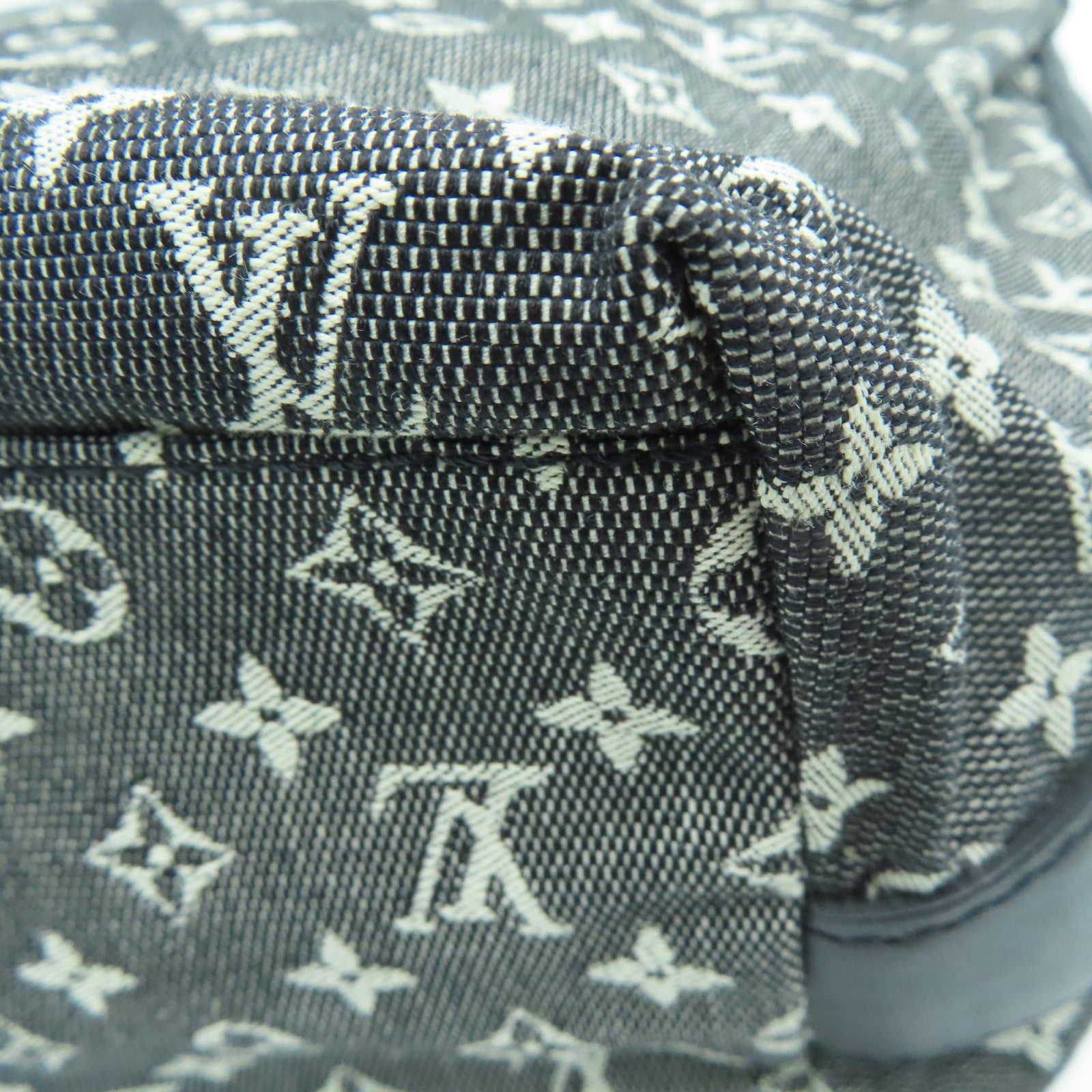 LOUIS VUITTON Monogram Mini Cabas Marykate Gold Buckle Shoulder Bag Black