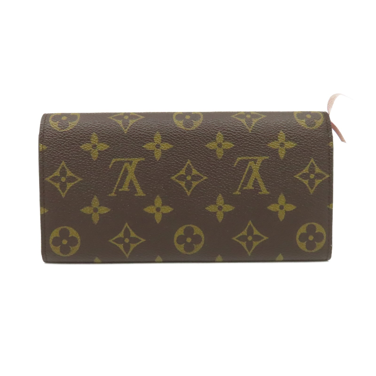 LOUIS VUITTON Monogram Emilie Long wallet長錢包啡色/粉紅色