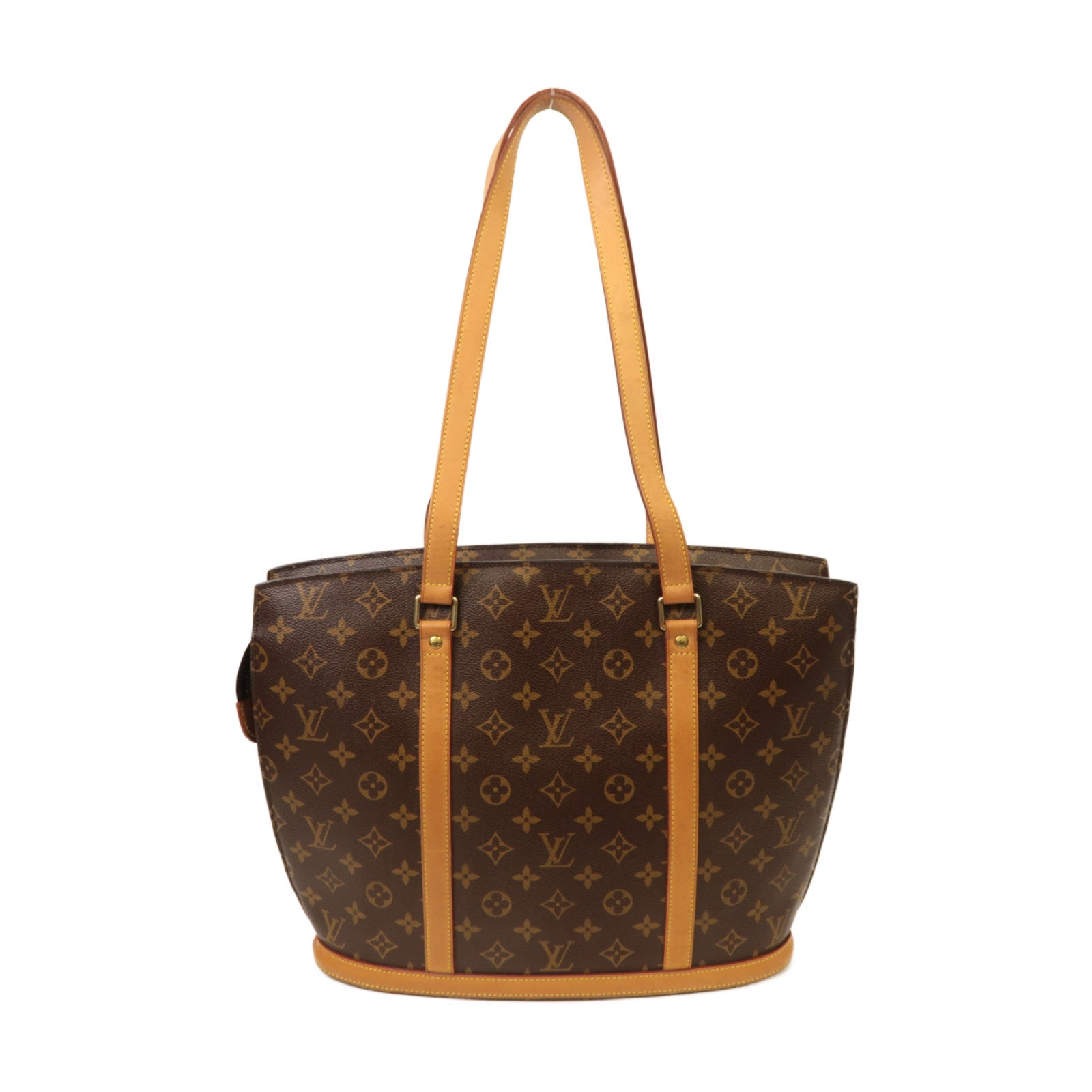 LOUIS VUITTON Monogram Babylone金扣肩背袋啡色
