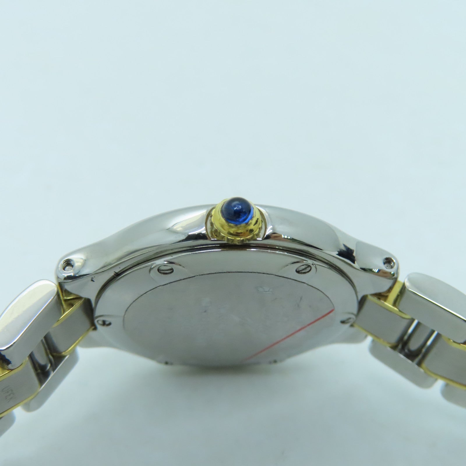 CARTIER Must de 25mm 18K黃金/不鏽鋼手錶石英機芯銀色