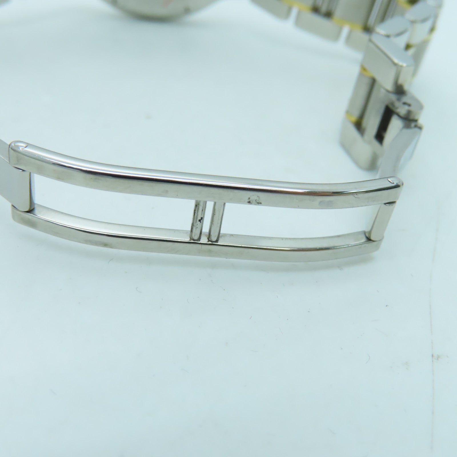CARTIER Must de 25mm 18K黃金/不鏽鋼手錶石英機芯銀色