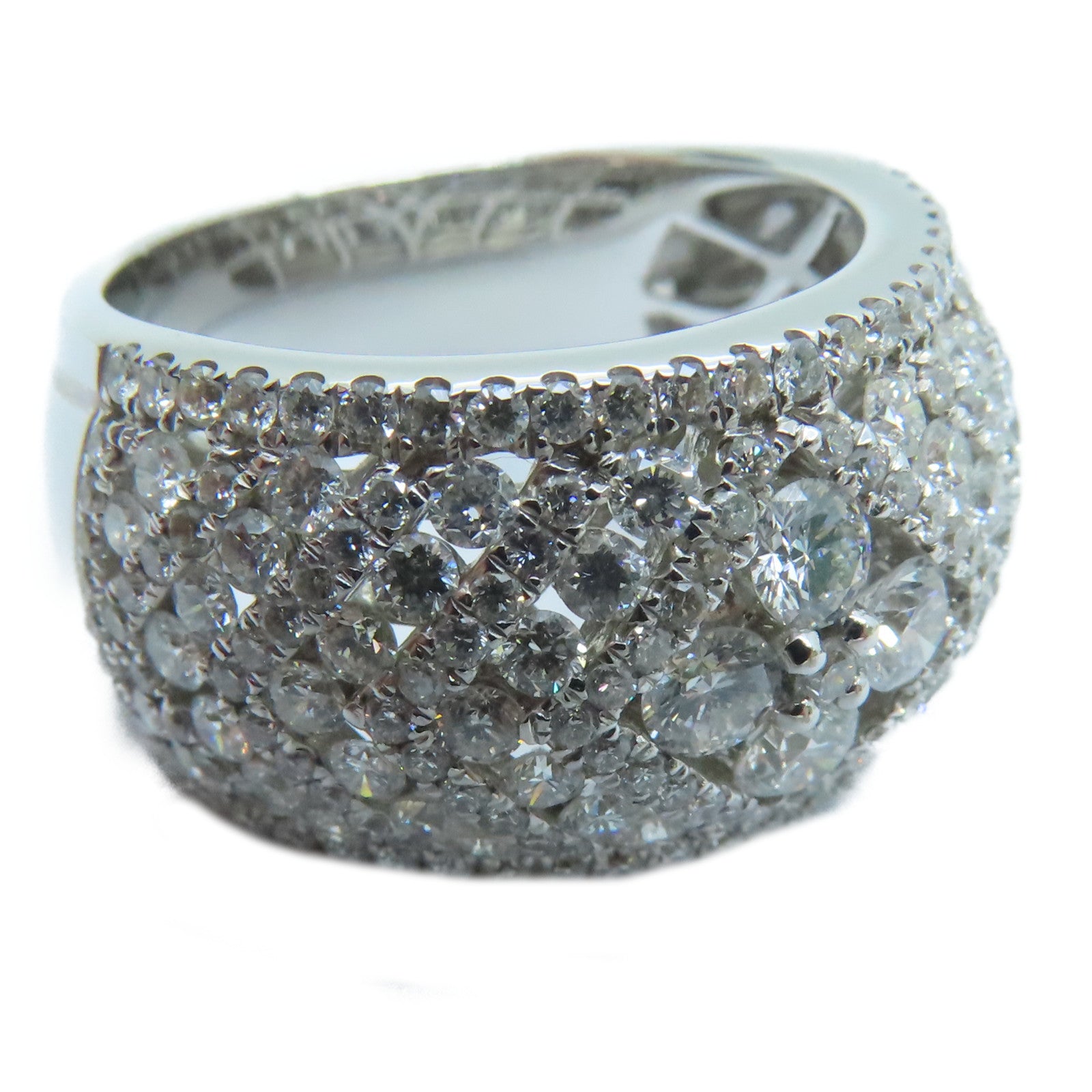 JEWELRY 【激减优惠】18K白金Diamond Ring钻石戒指US#6.5