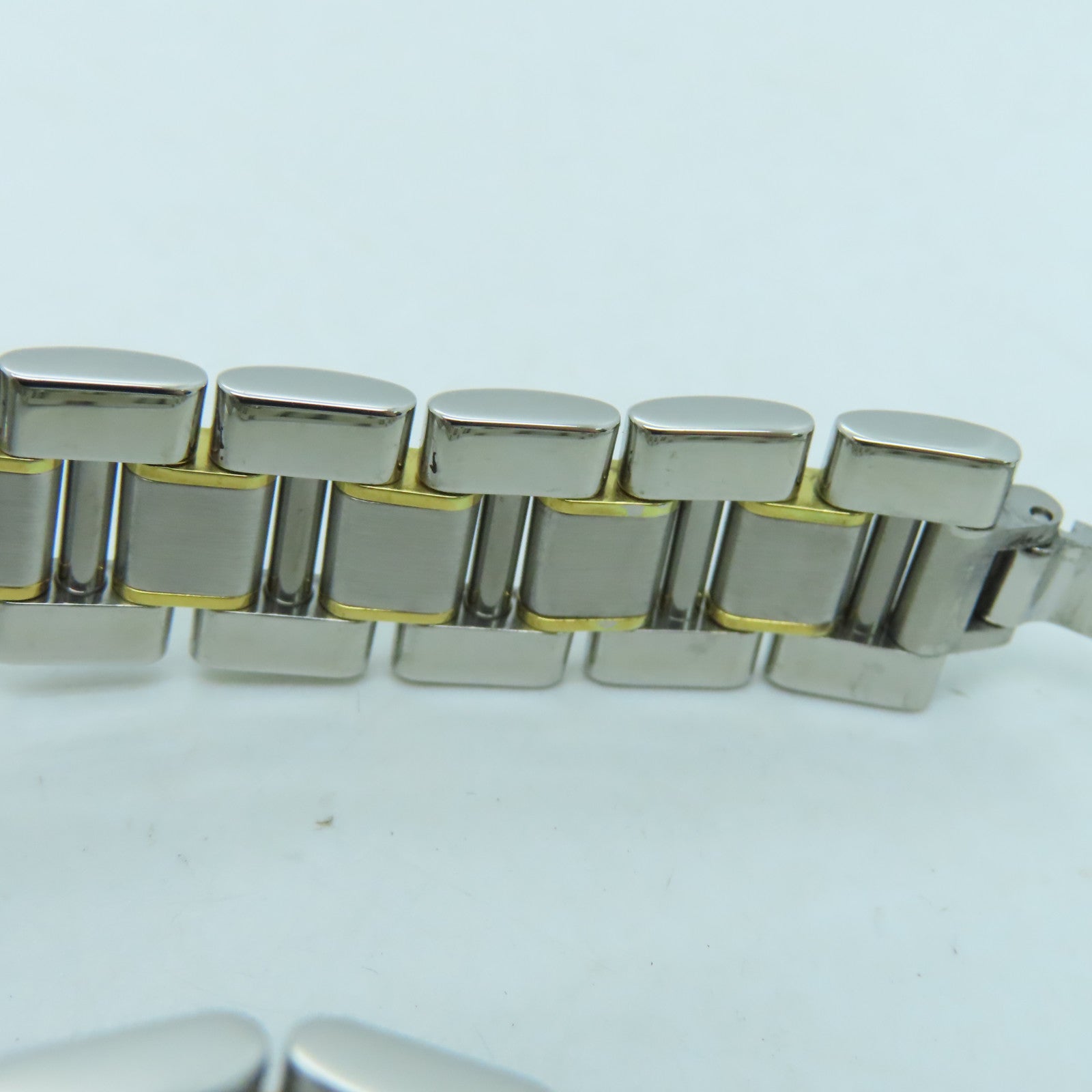 CARTIER Must de 25mm 18K黃金/不鏽鋼手錶石英機芯銀色
