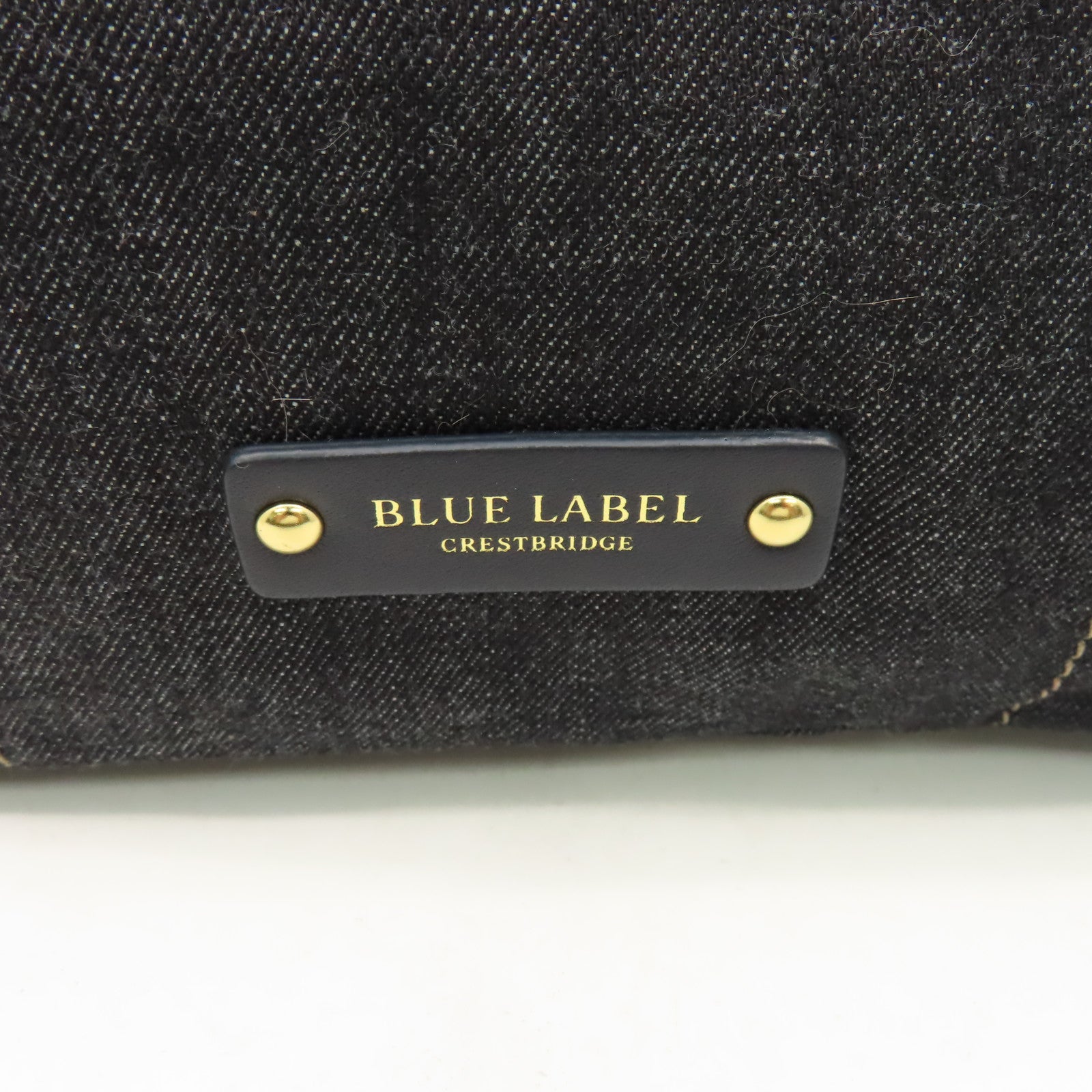 BURBERRY 牛仔布Tote Bag手挽袋黑色