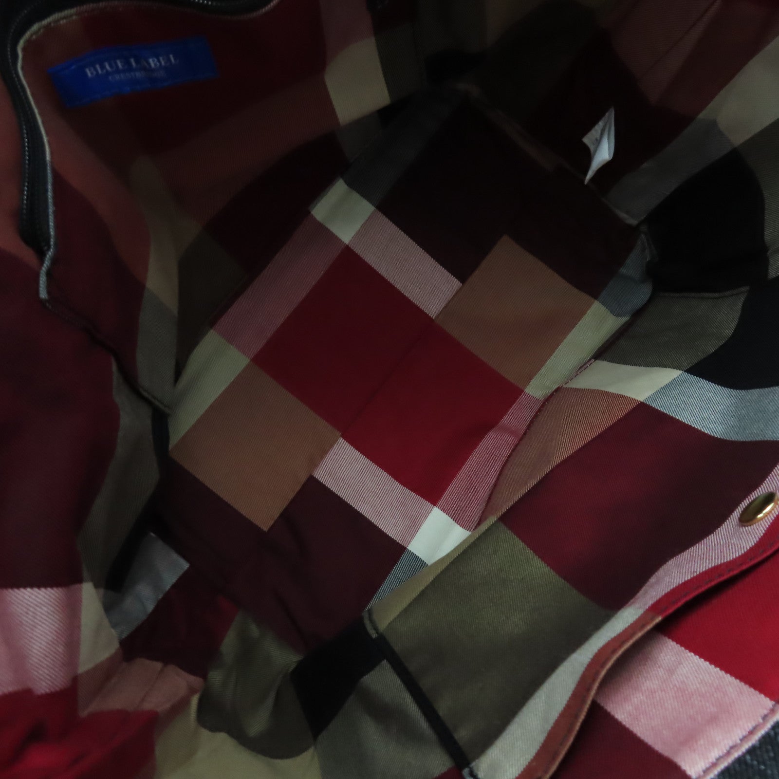 BURBERRY 牛仔布Tote Bag手挽袋黑色