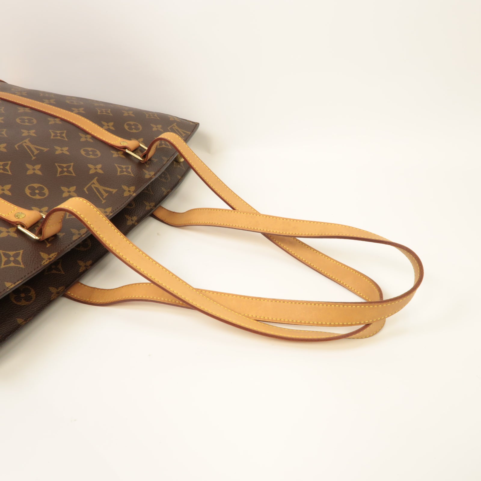 LOUIS VUITTON Monogram Babylone金扣肩背袋啡色