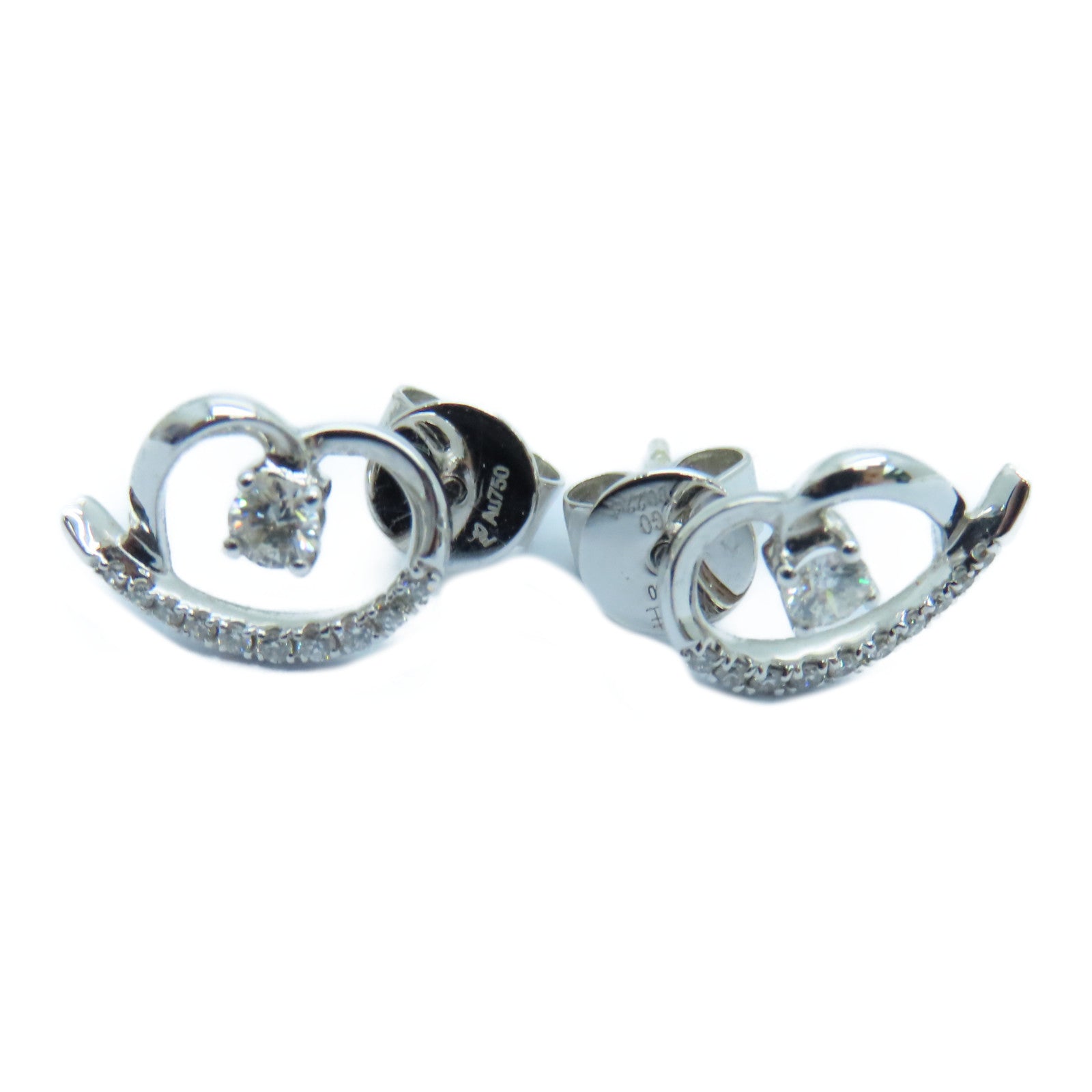 JEWELRY 18K白金Diamond Earring 0.22x2ct鑽石耳環