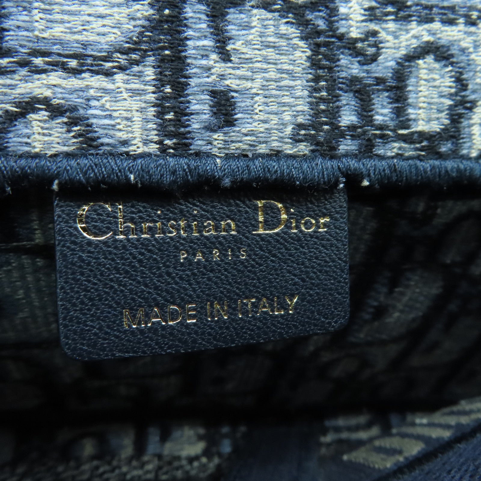 Dior 【激減優惠】帆布Belt Bag金扣腰包藍色