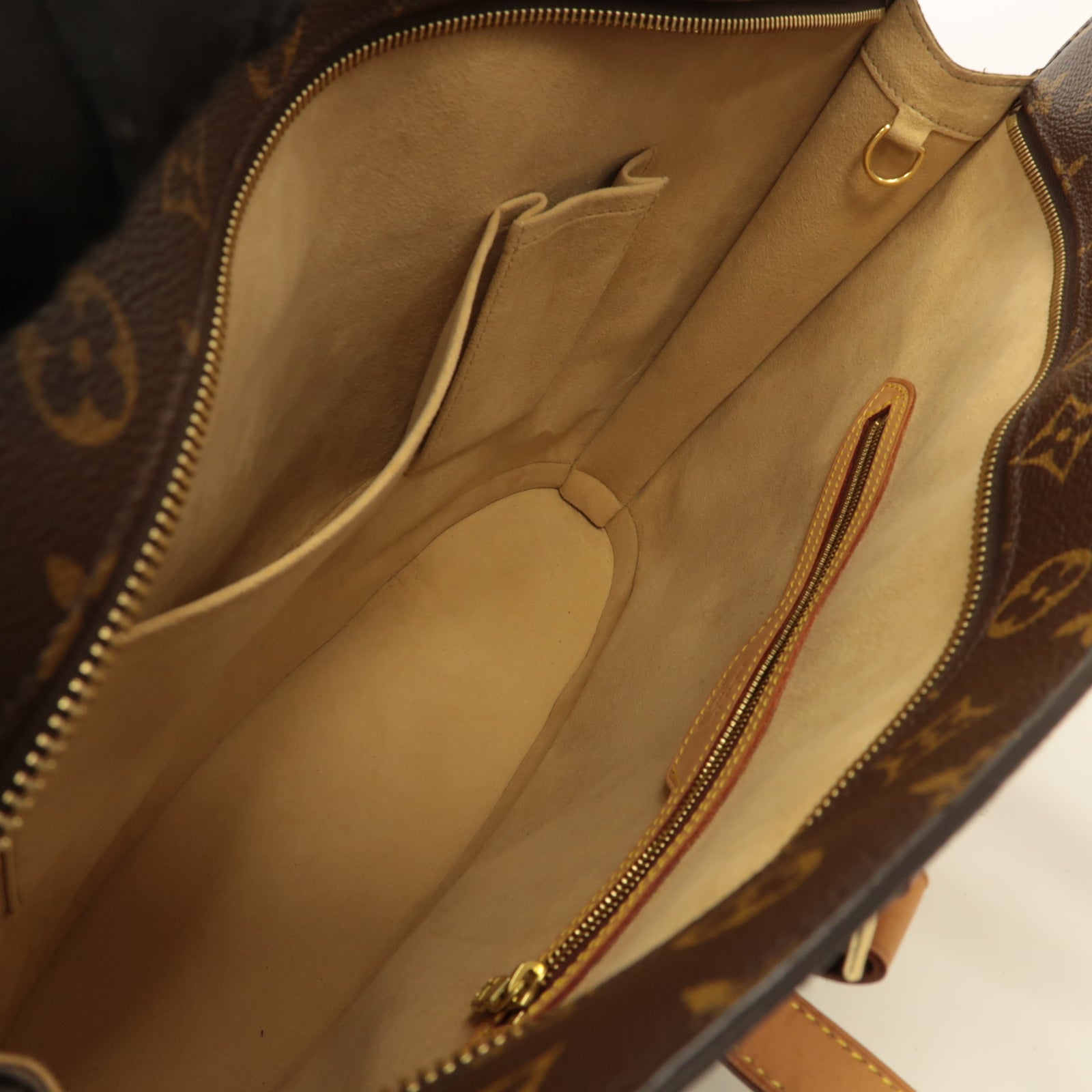 LOUIS VUITTON Monogram Babylone金扣肩背袋啡色