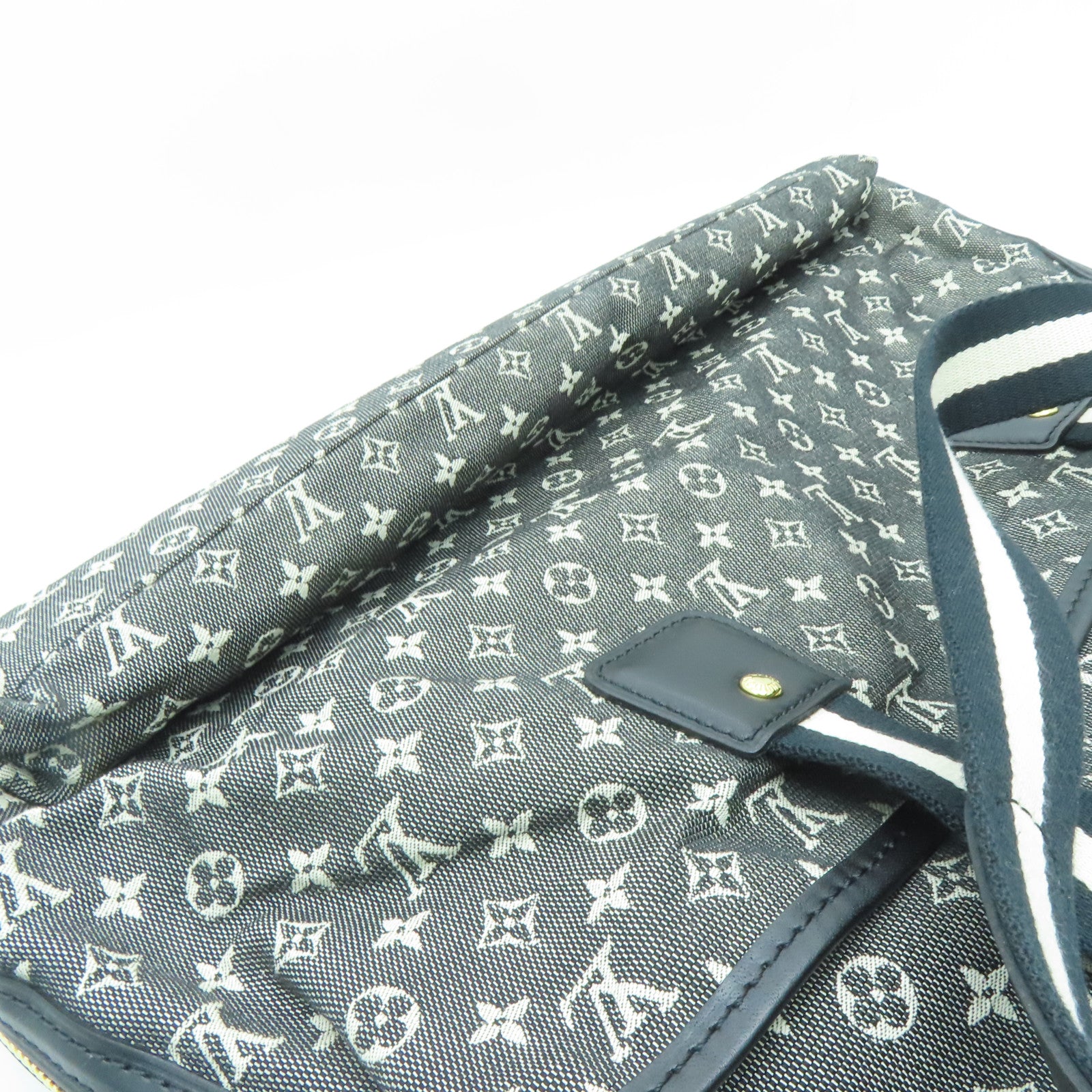LOUIS VUITTON Monogram Mini Cabas Marykate Gold Buckle Shoulder Bag Black
