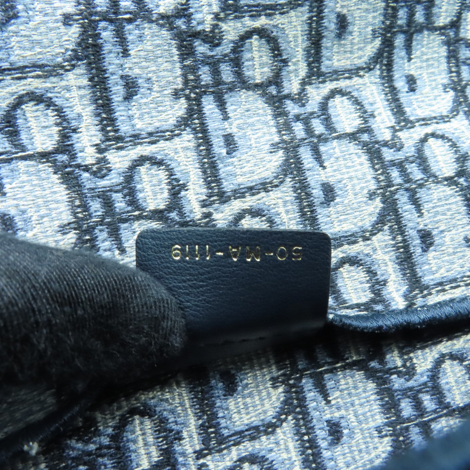 Dior 【激減優惠】帆布Belt Bag金扣腰包藍色