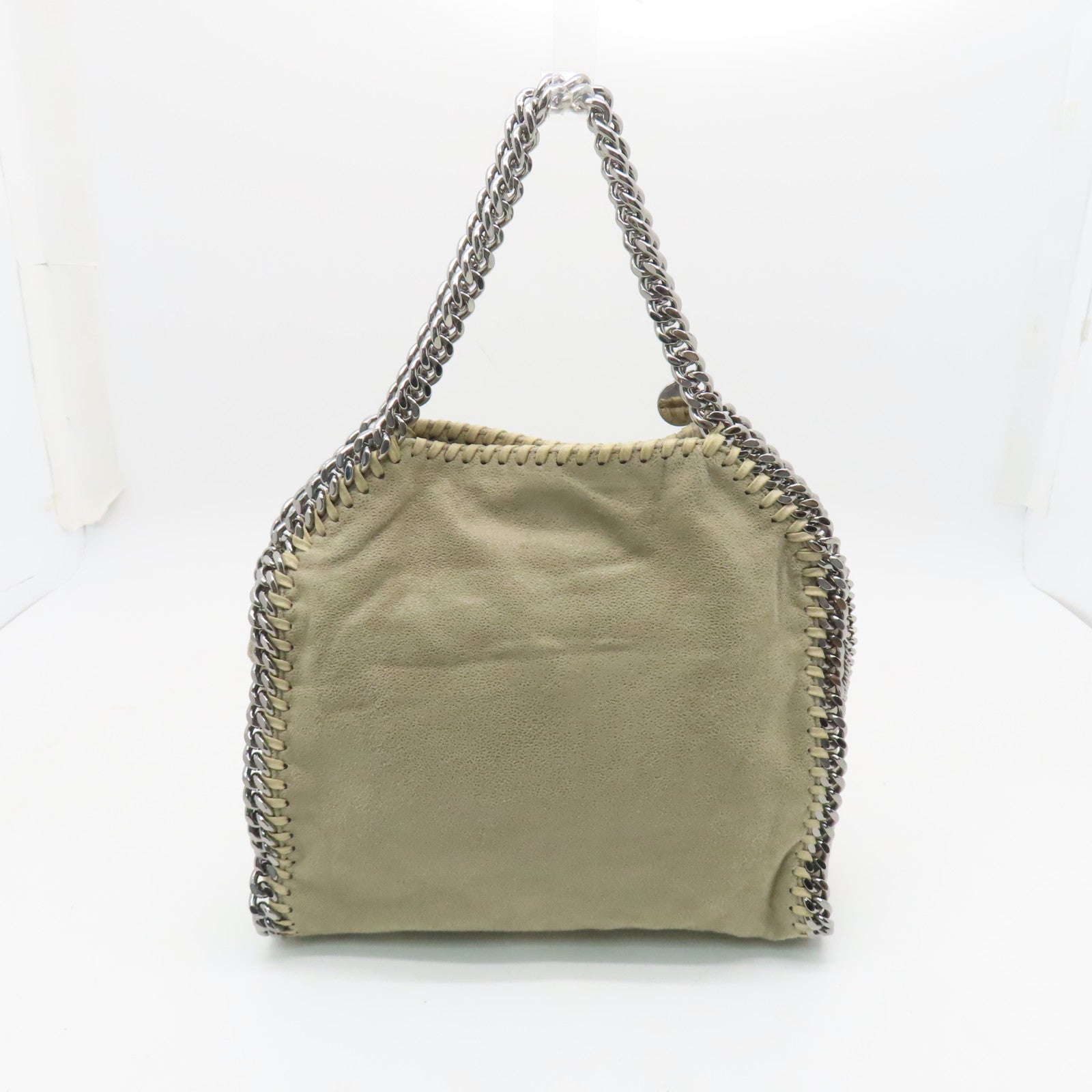 SELECTION 聚酯纖維2way Shoulder Bag銀扣手挽肩背兩用袋米色