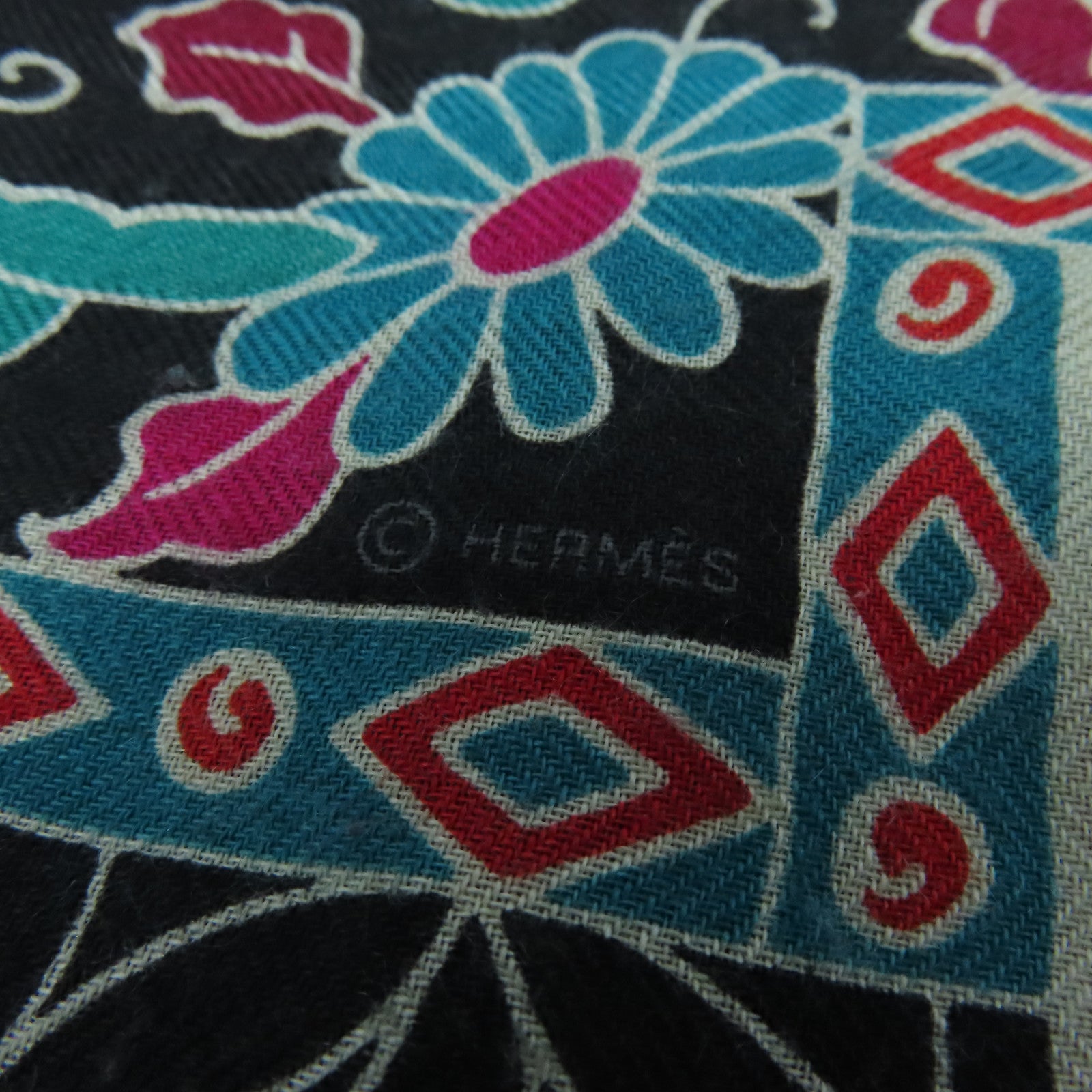 HERMES Cashmere/丝质Scarf丝巾粉红色/彩色