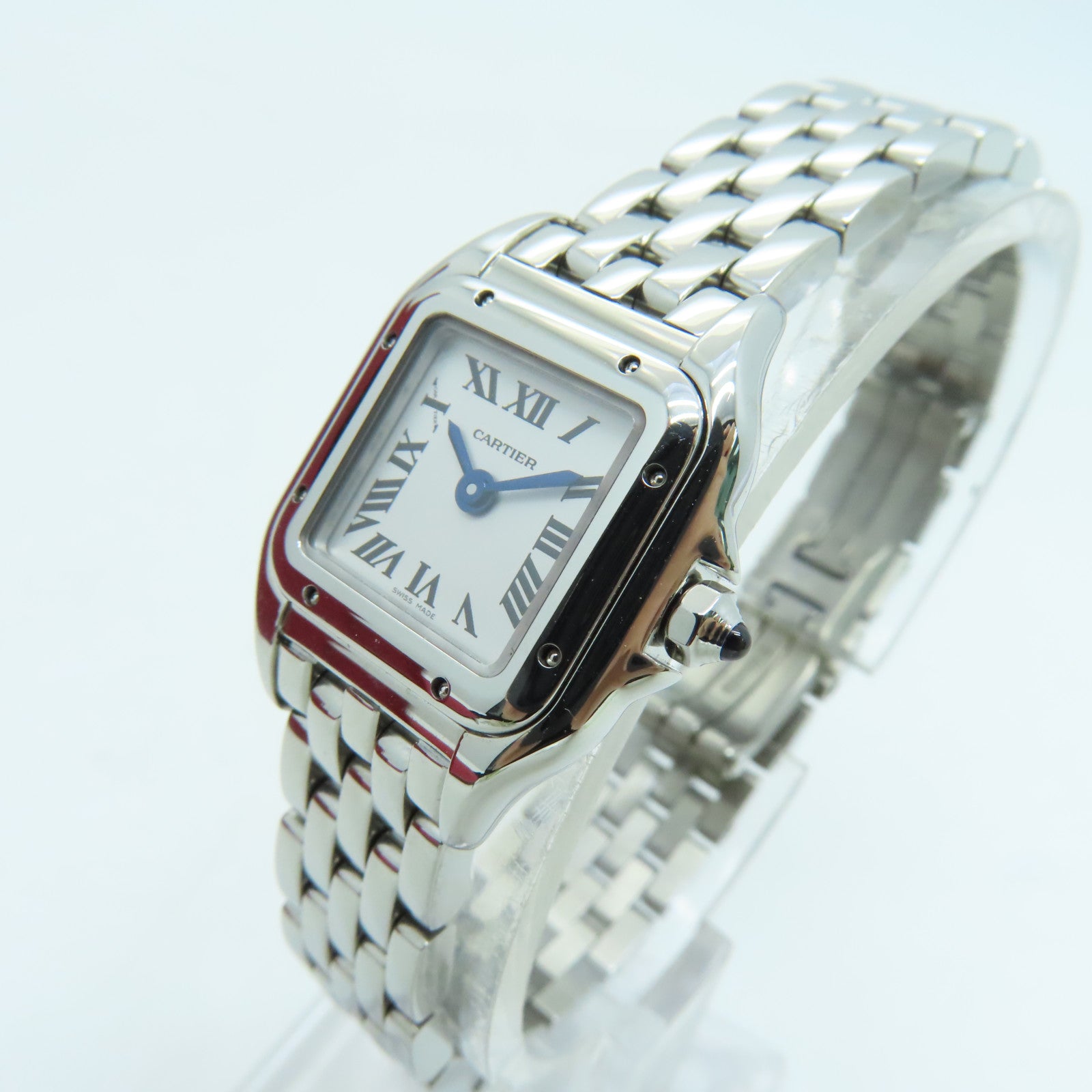 CARTIER Panthere Stainless Steel Watch Quartz Movement Silver