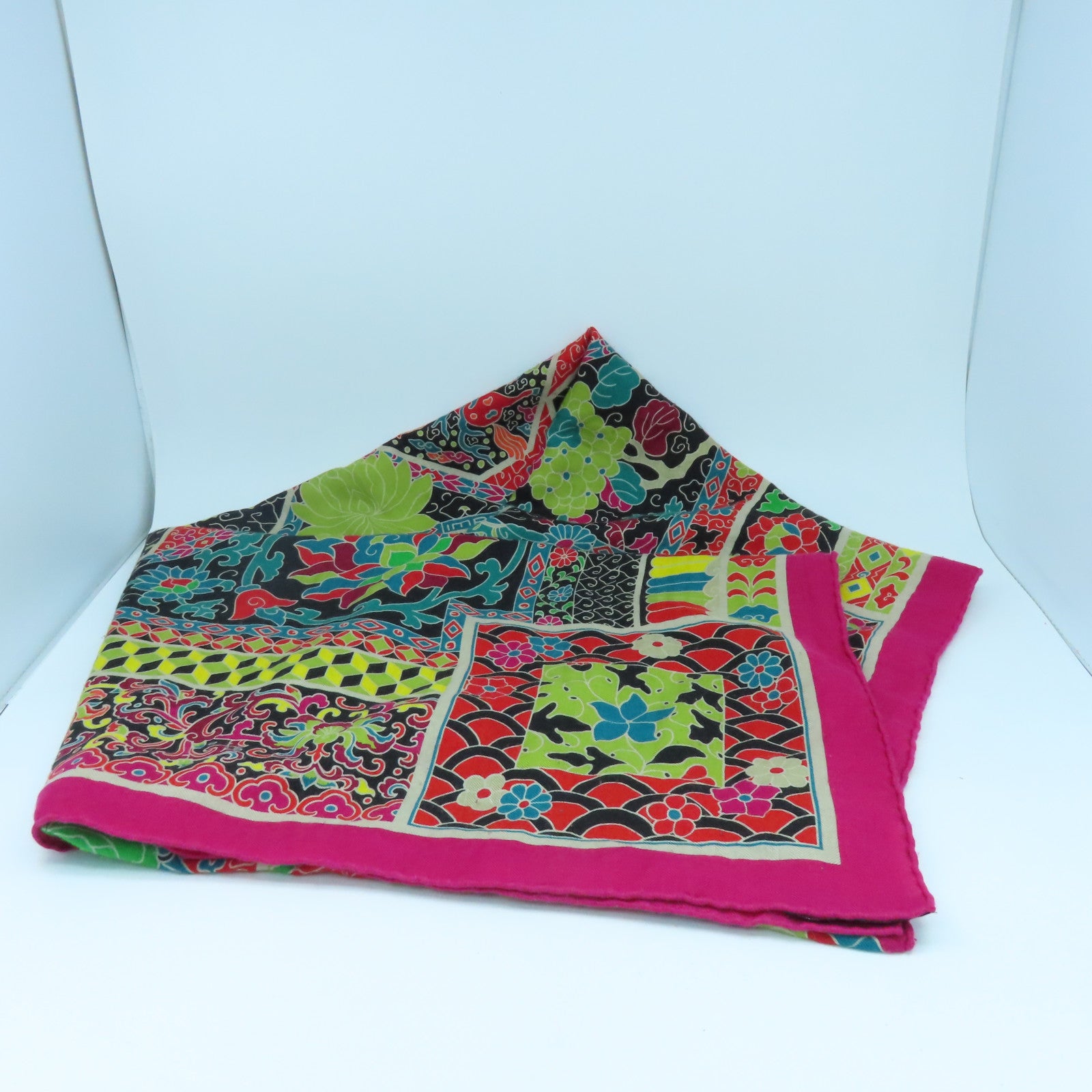 HERMES Cashmere/丝质Scarf丝巾粉红色/彩色