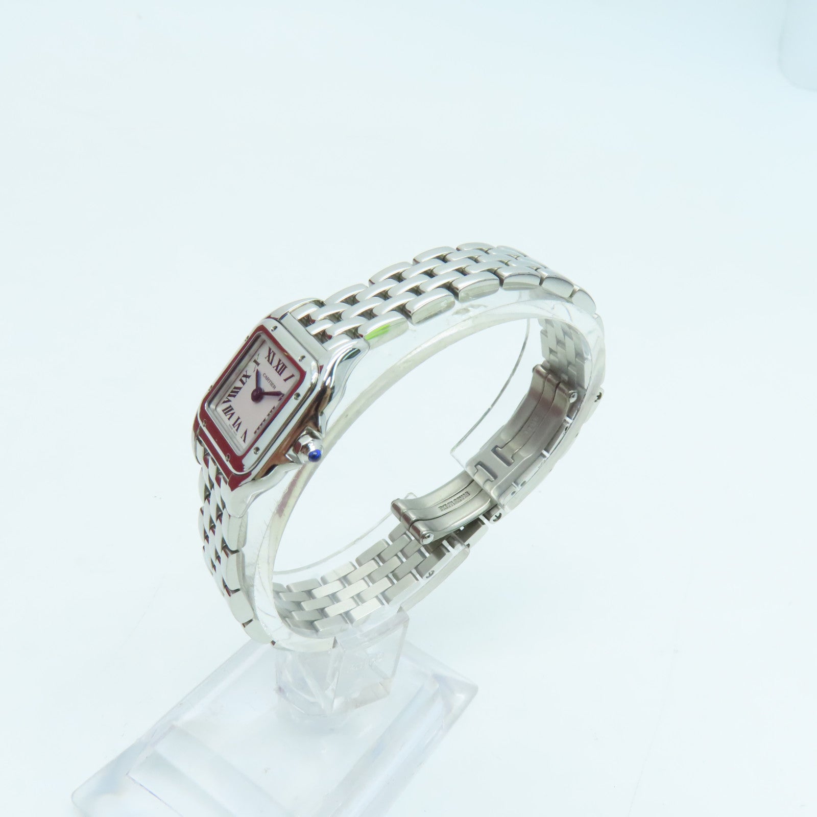 CARTIER Panthere Stainless Steel Watch Quartz Movement Silver