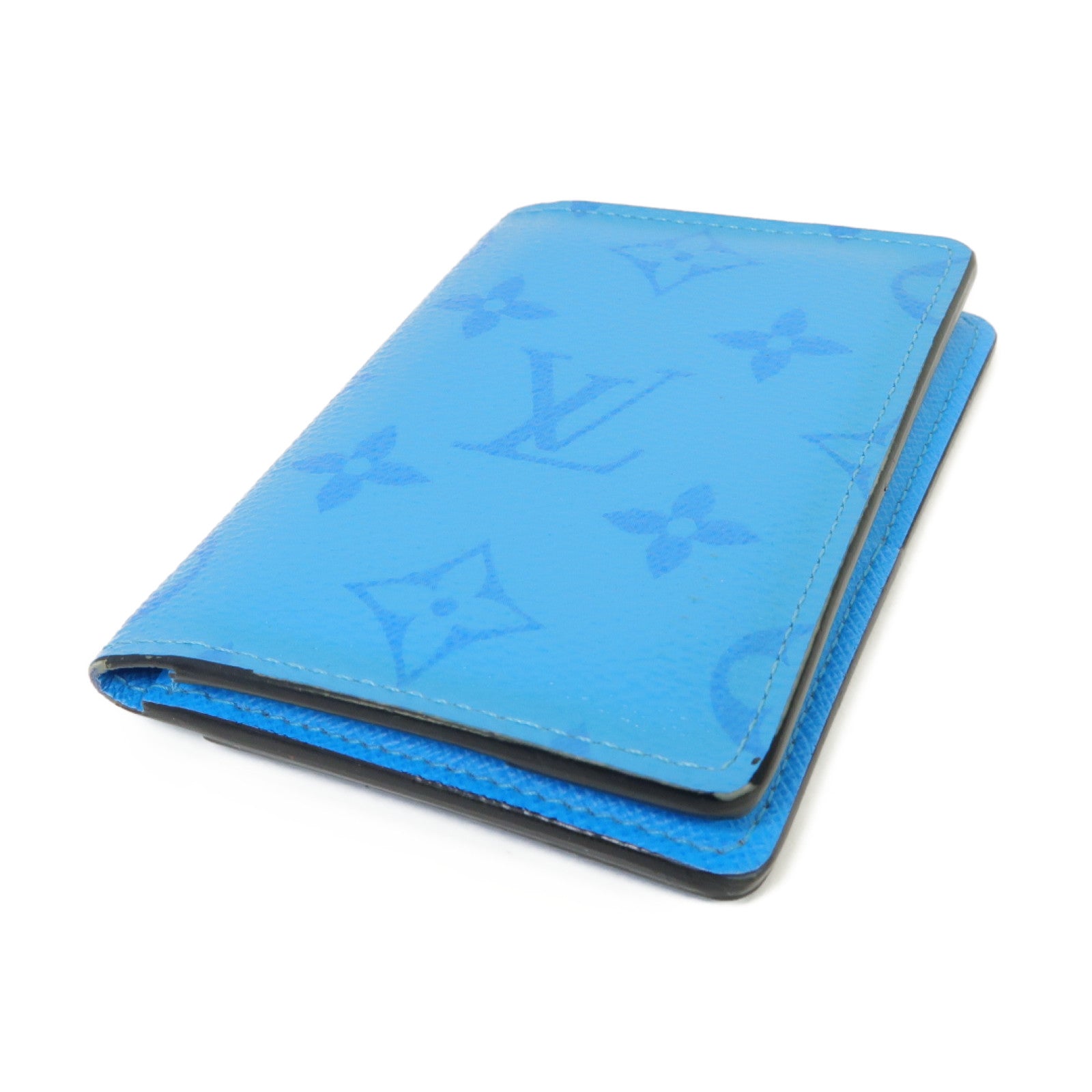 LOUIS VUITTON Taigarama Card Case卡片套藍色