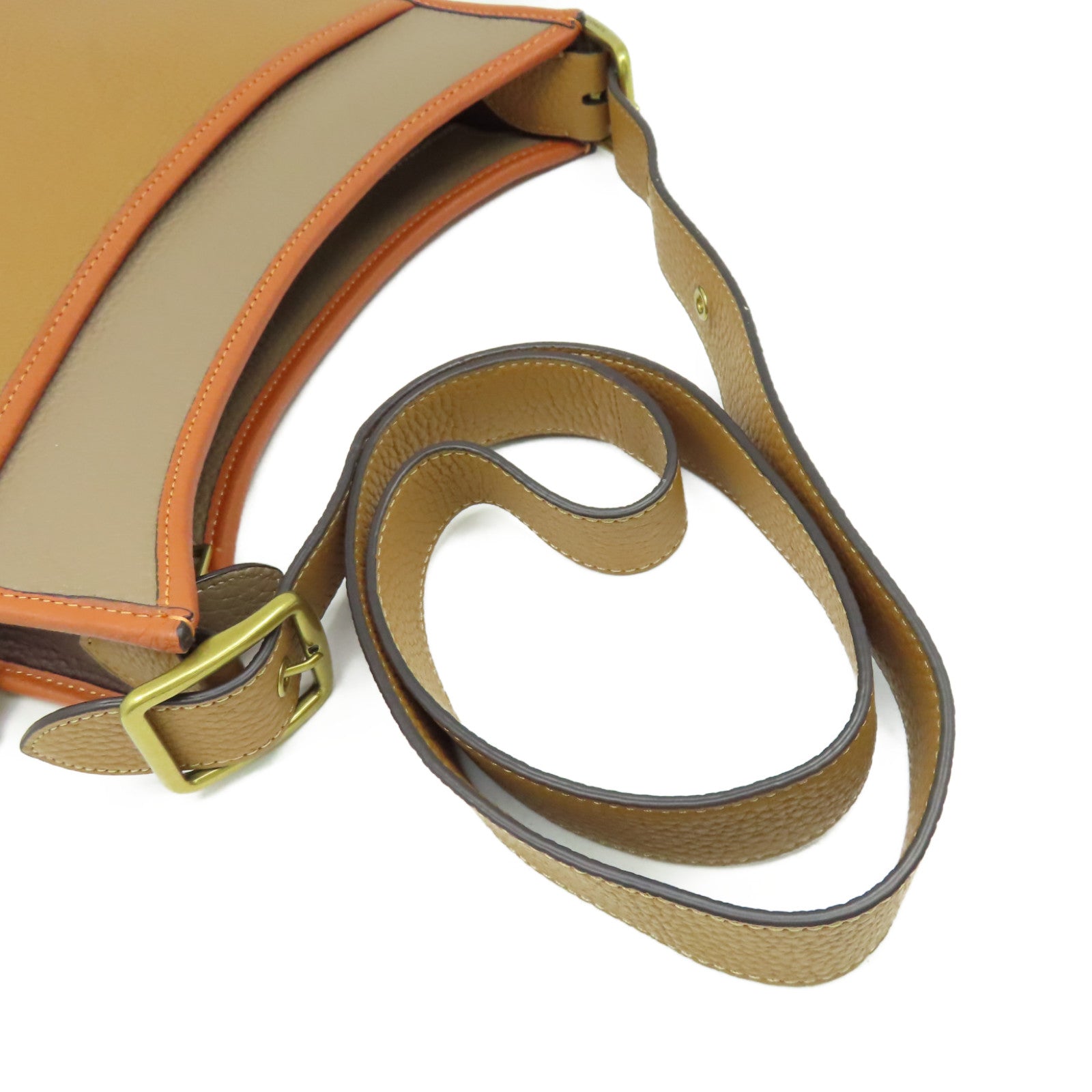 COACH 牛皮皮革Shoulder Bag肩背袋啡色