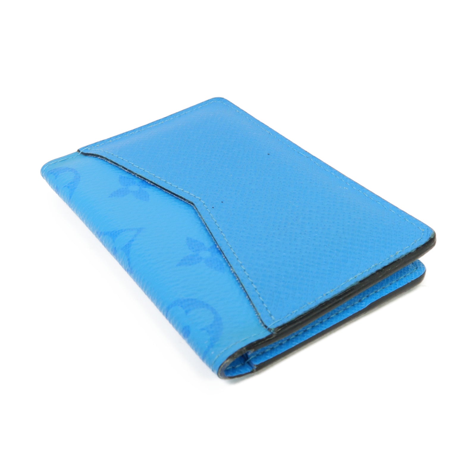 LOUIS VUITTON Taigarama Card Case卡片套藍色