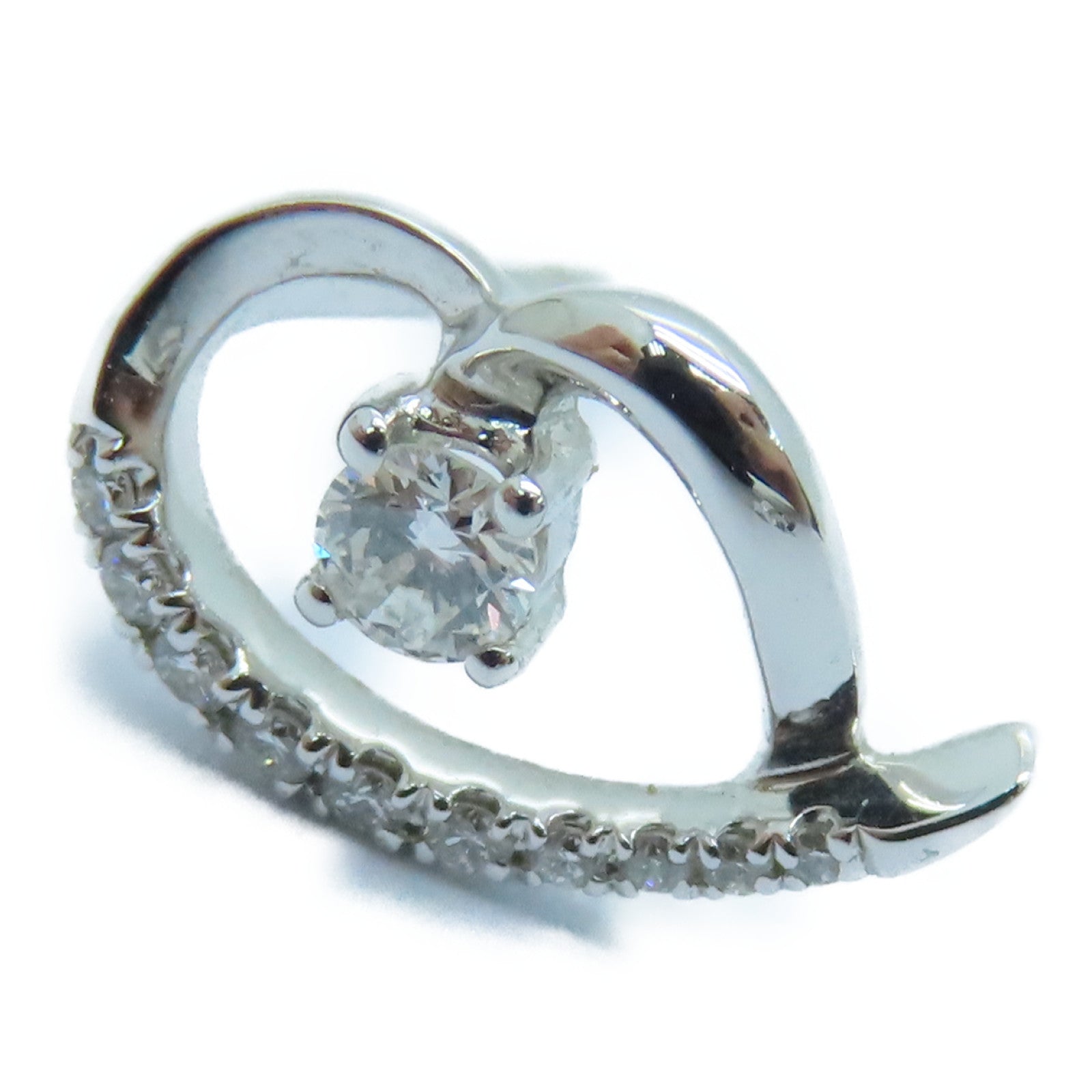 JEWELRY 18K白金Diamond Earring 0.22x2ct鑽石耳環